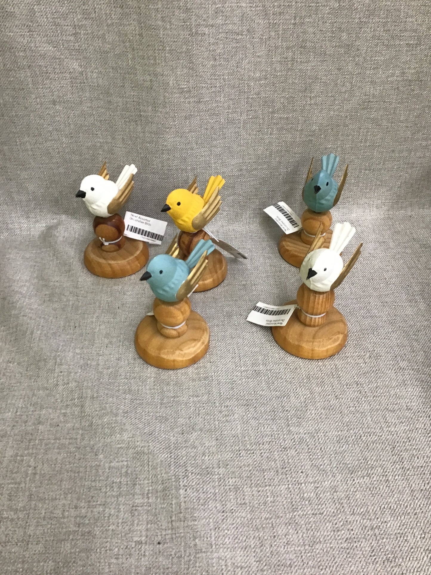 New! Assorted Decorative Birds