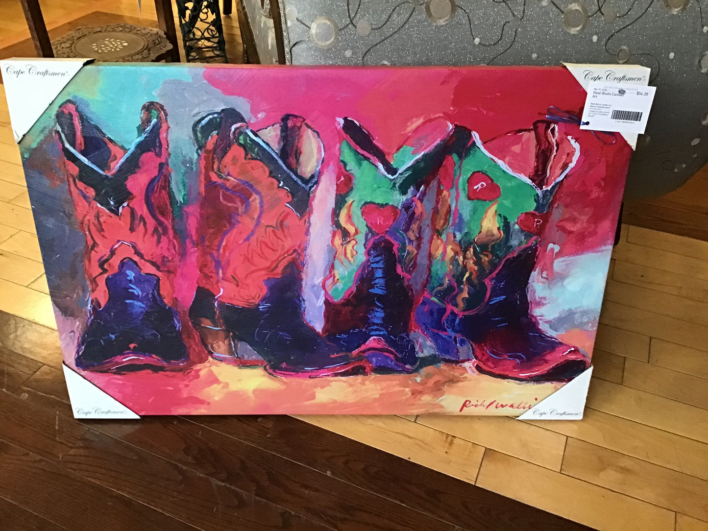 New! Boots Canvas Art