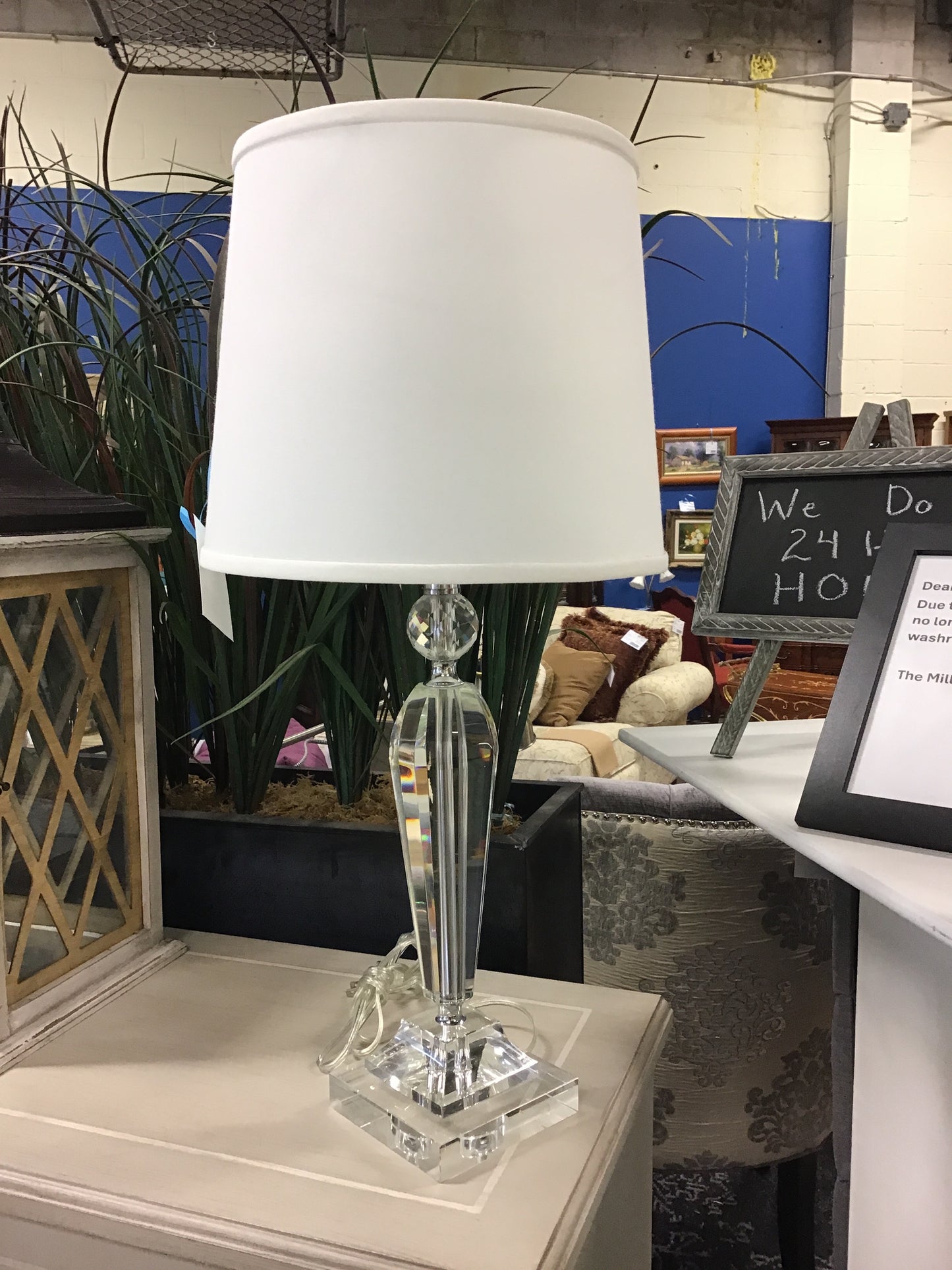 Crystal Table Lamp