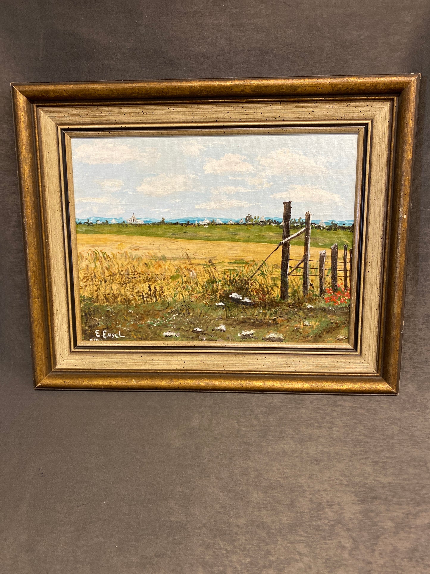 Framed Painting - Pasture