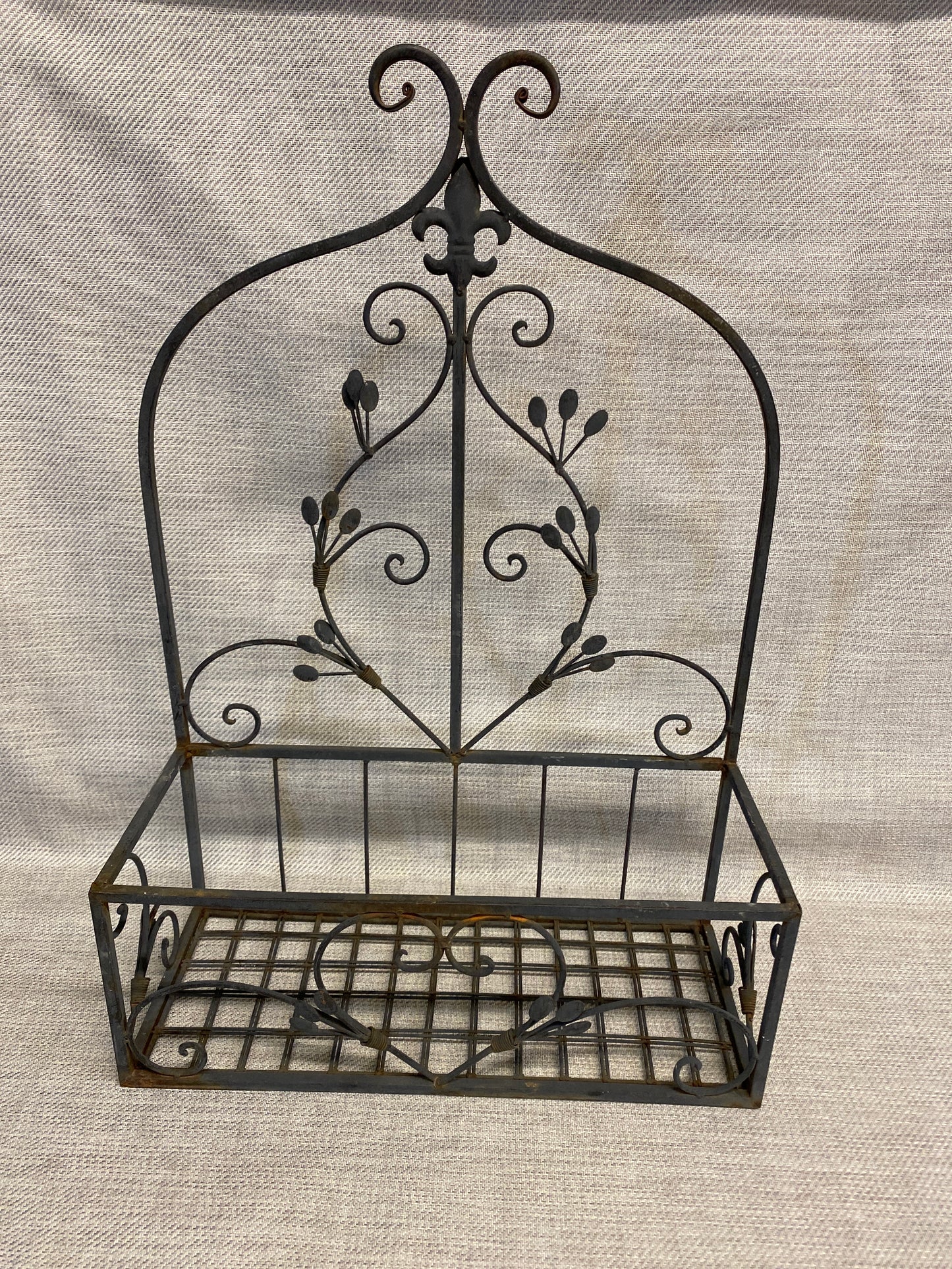 Wrought Iron Wall Planter