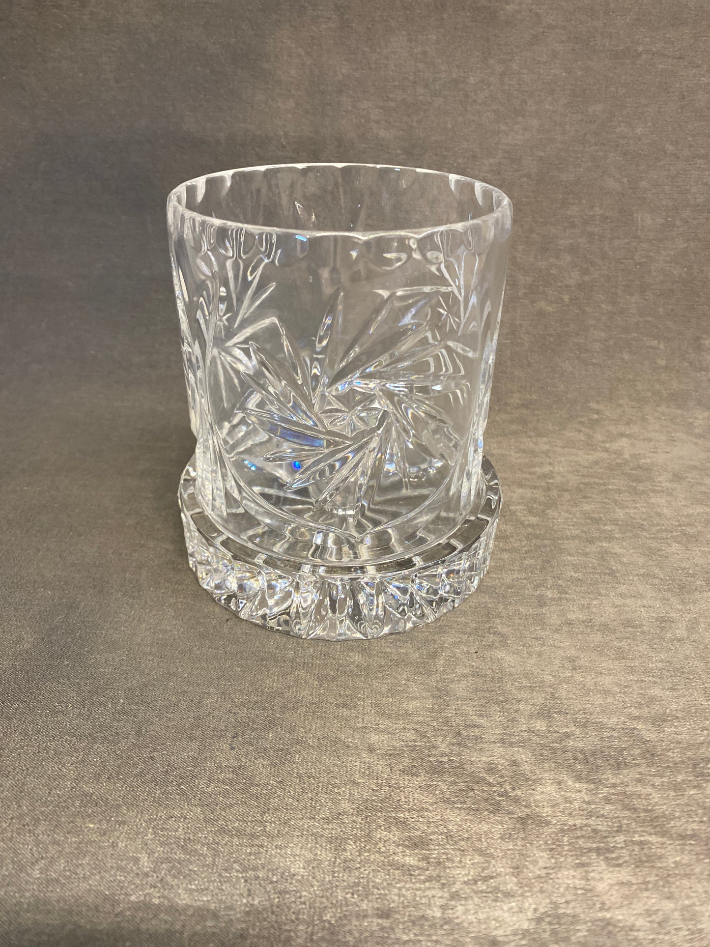 2PC Pinwheel Crystal Candleholder