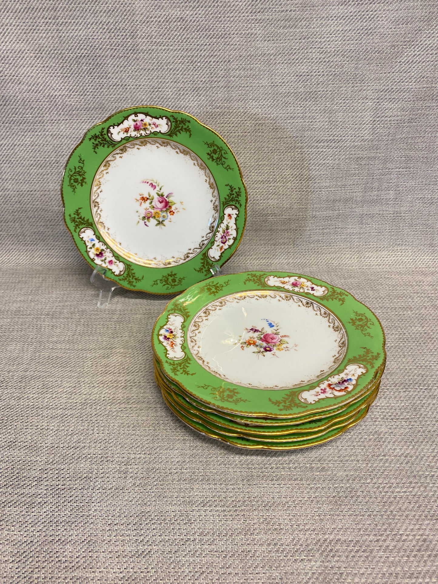 Set 6 Vintage Coalport Luncheon Plates