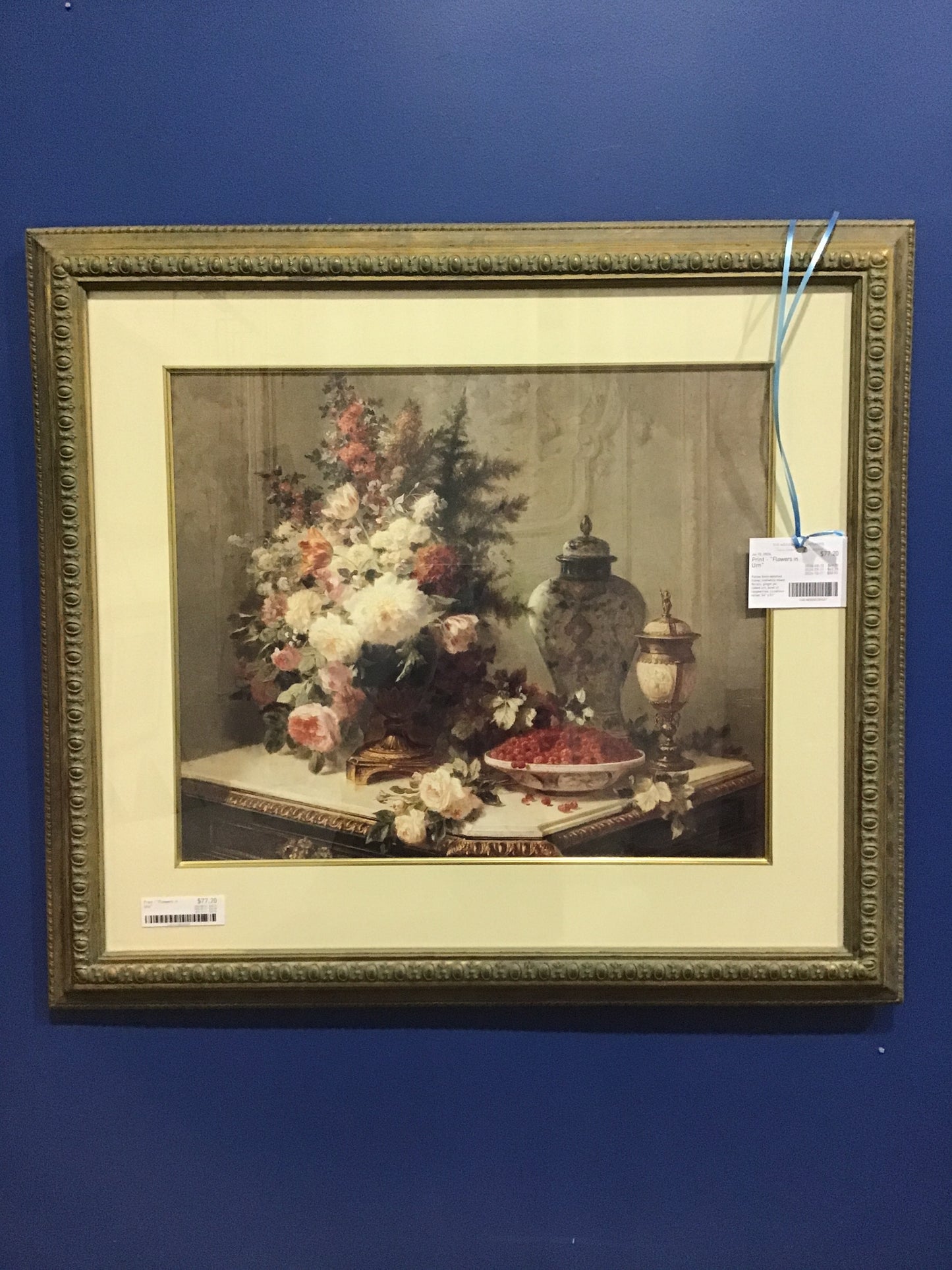 Print - "Flowers in Urn"