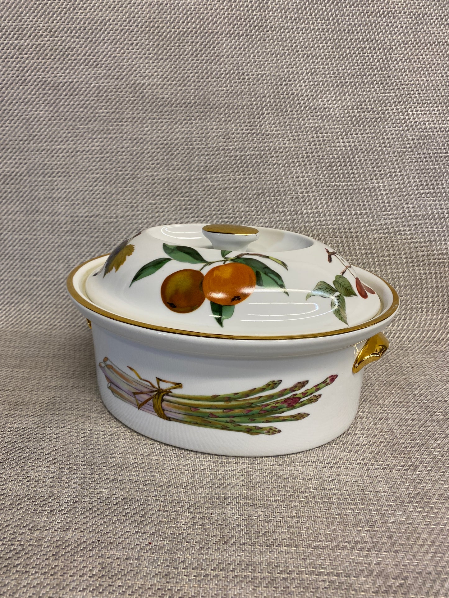 Royal Worcester "Evesham" Oval Casserole