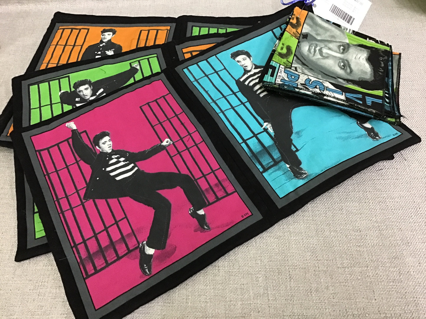 Vintage Elvis Presley Placemats & Napkins