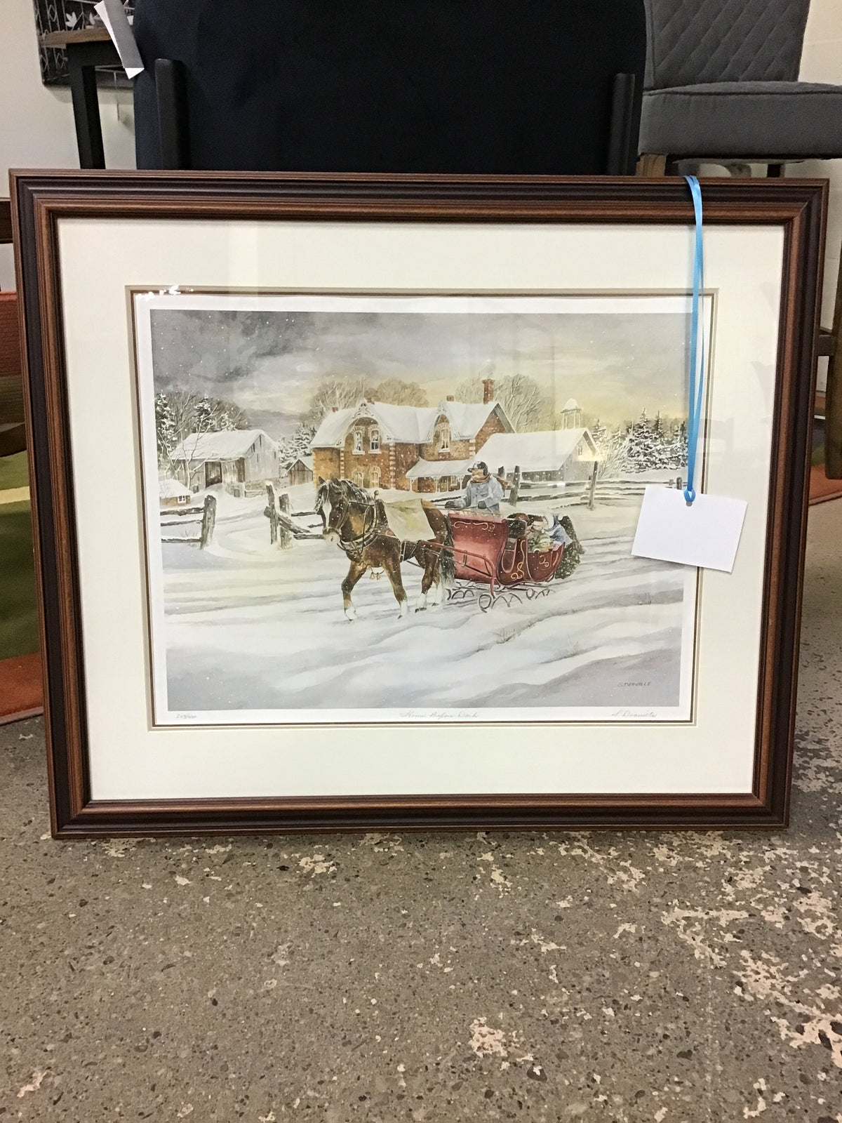 Framed Print - Home Before Dark