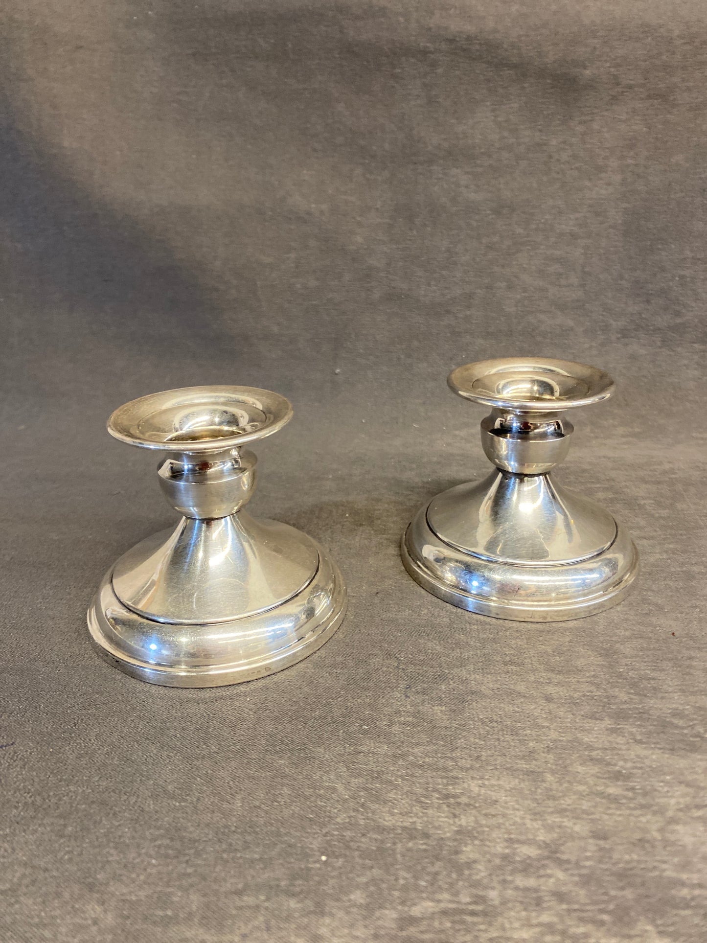 PAIR Sterling Silver Candleholders