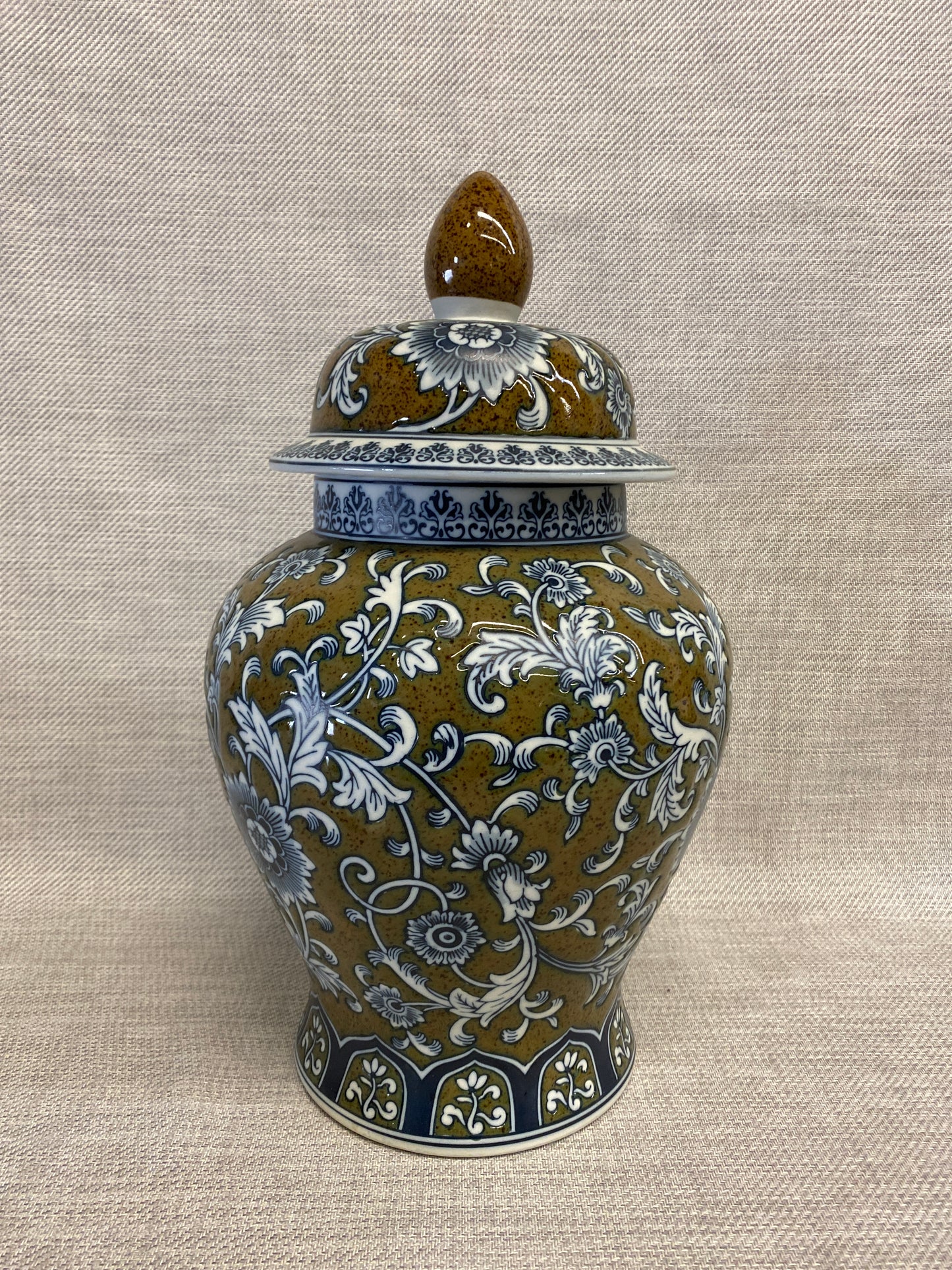 Chinoiserie Temple Jar - Green