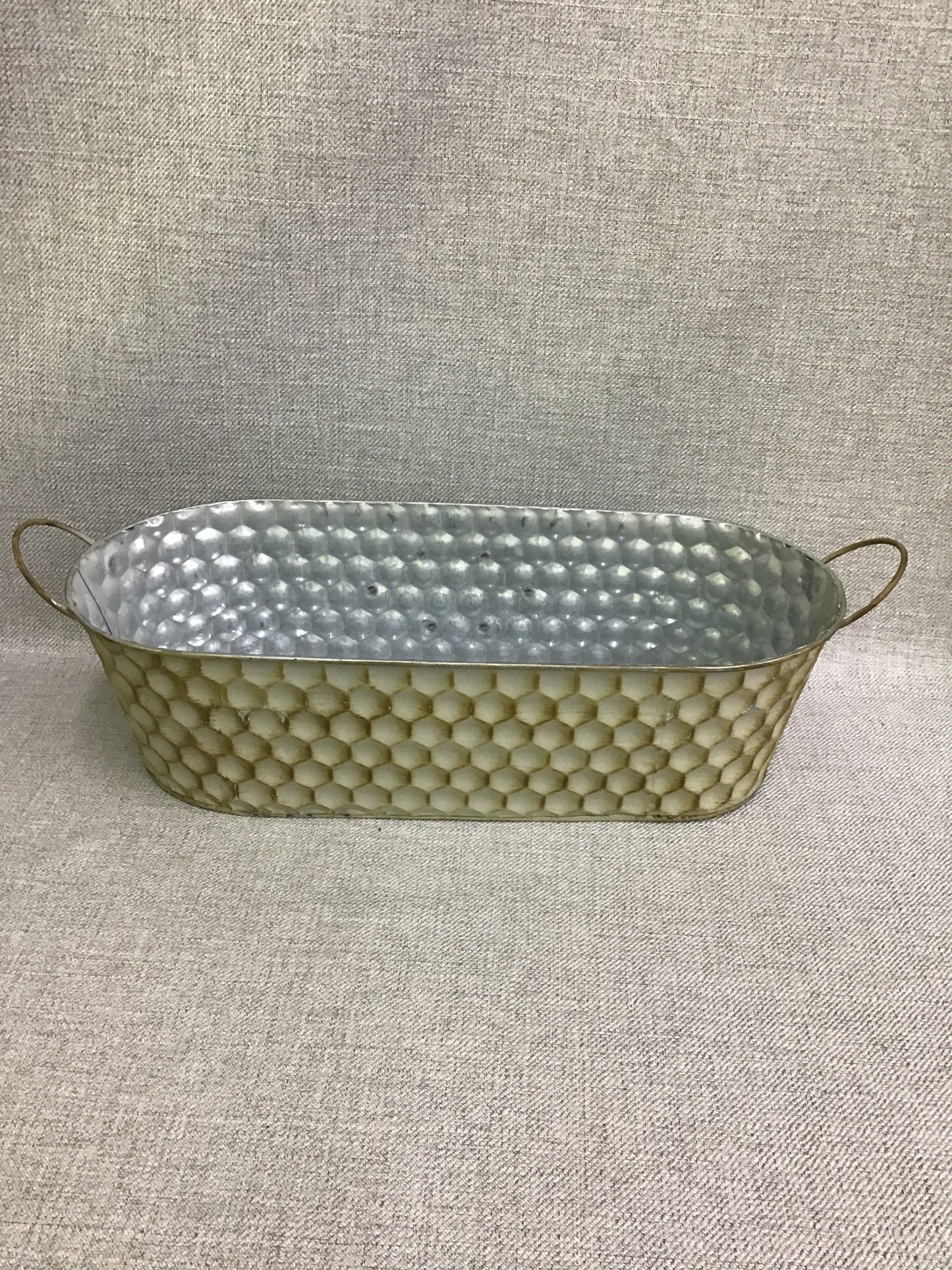 Metal Planter with Handles