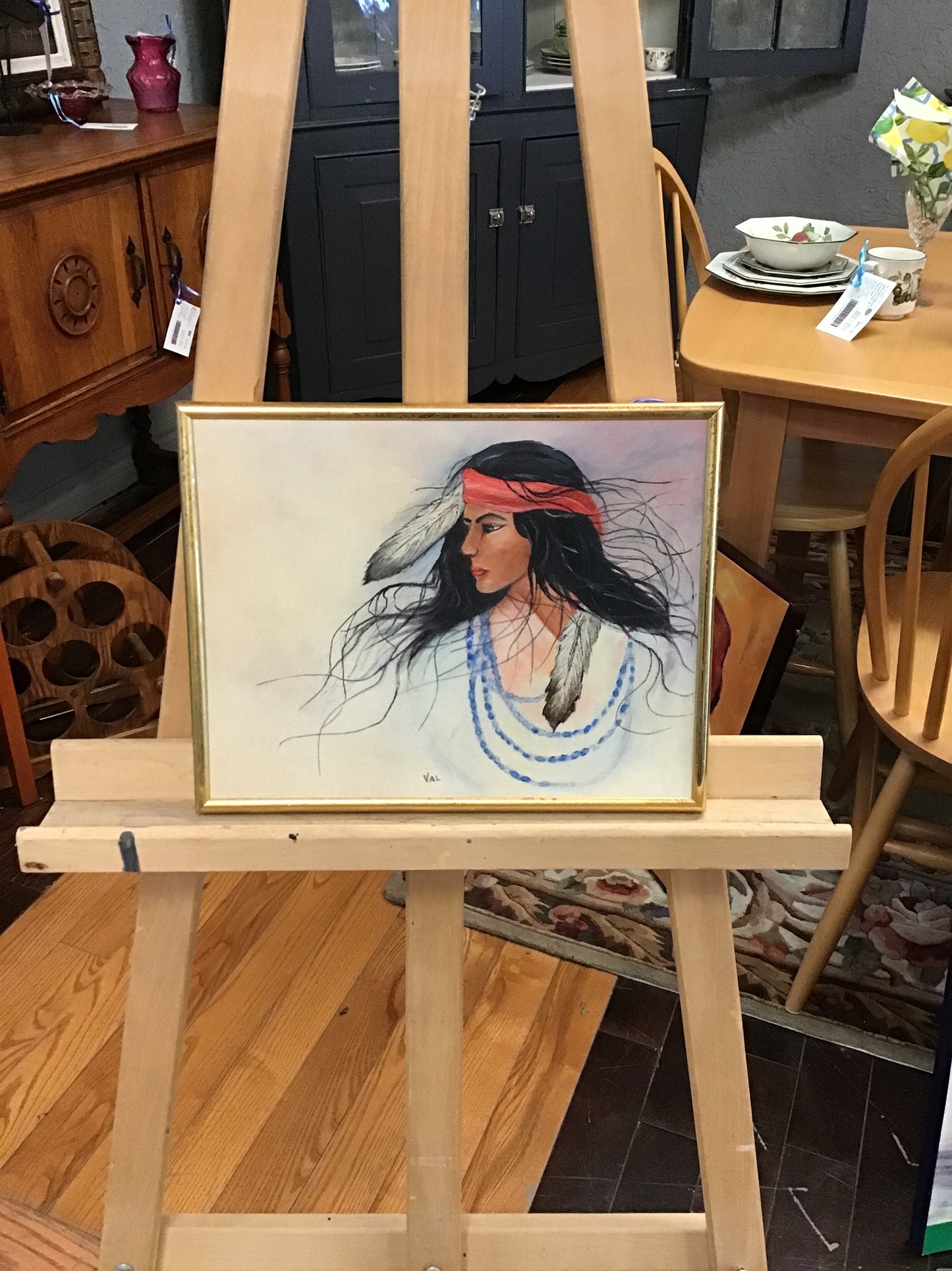 Framed Art- 'Navajo Daydream' Recreation