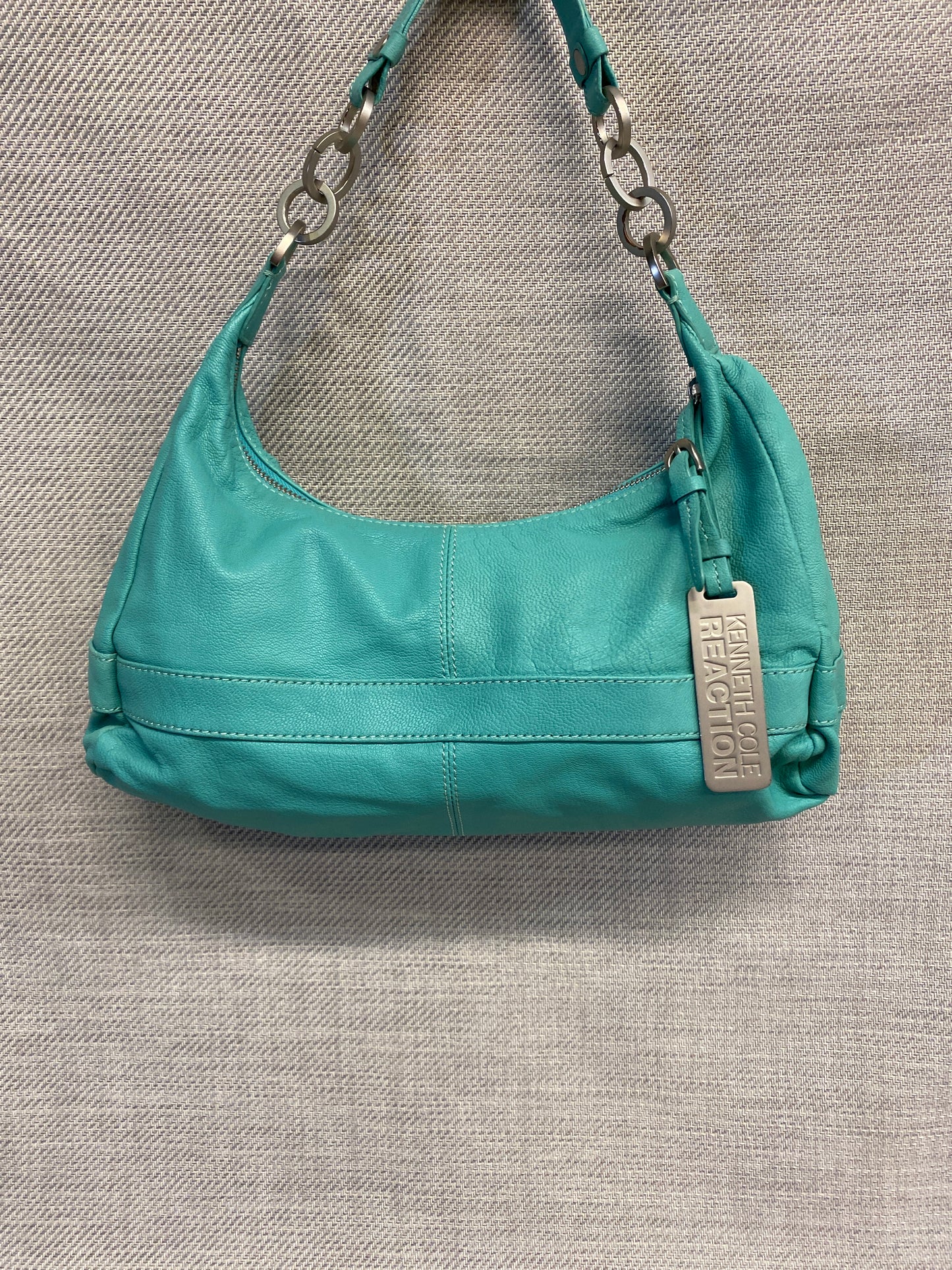 Kenneth Cole Leather Handbag - Teal