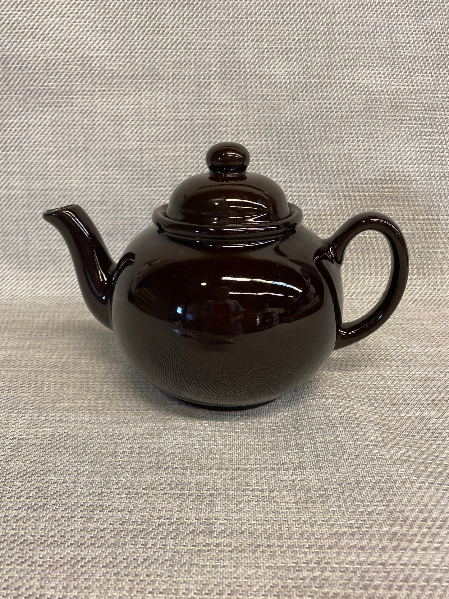 Cauldon Teapot - Brown Betty