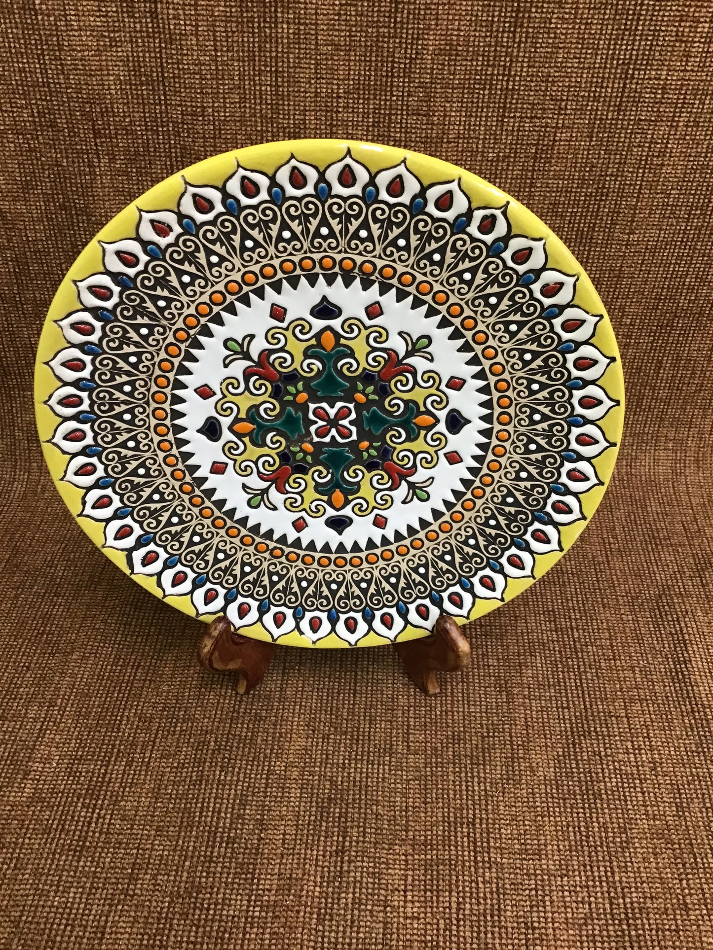 Gorgeous! Hand Painted Decorative Plate
