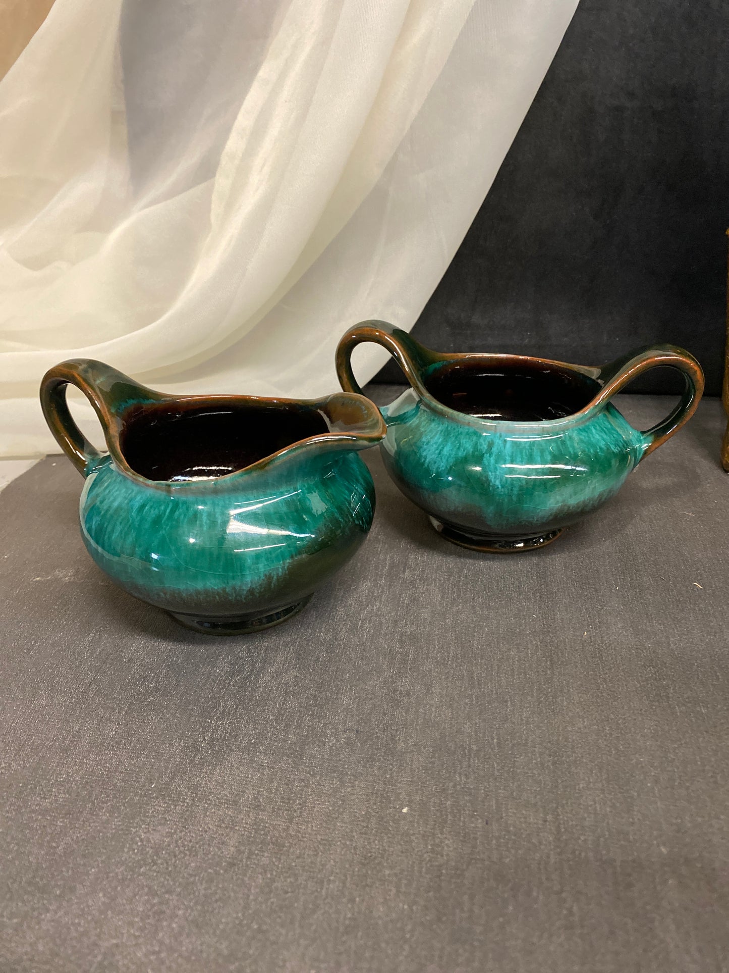 Vintage Evangeline Creamer & Sugar