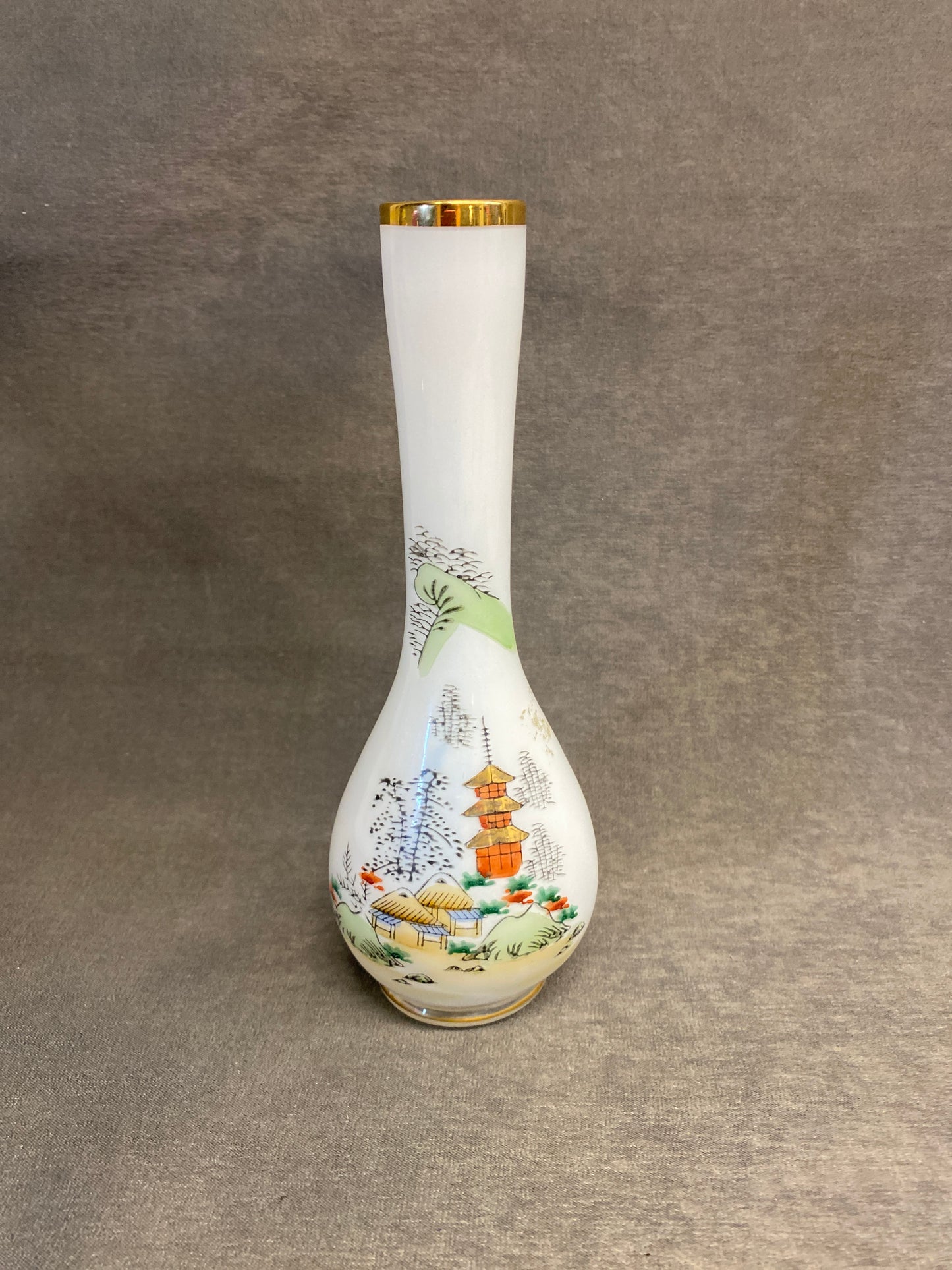 Vintage Glass Vase - Japanese