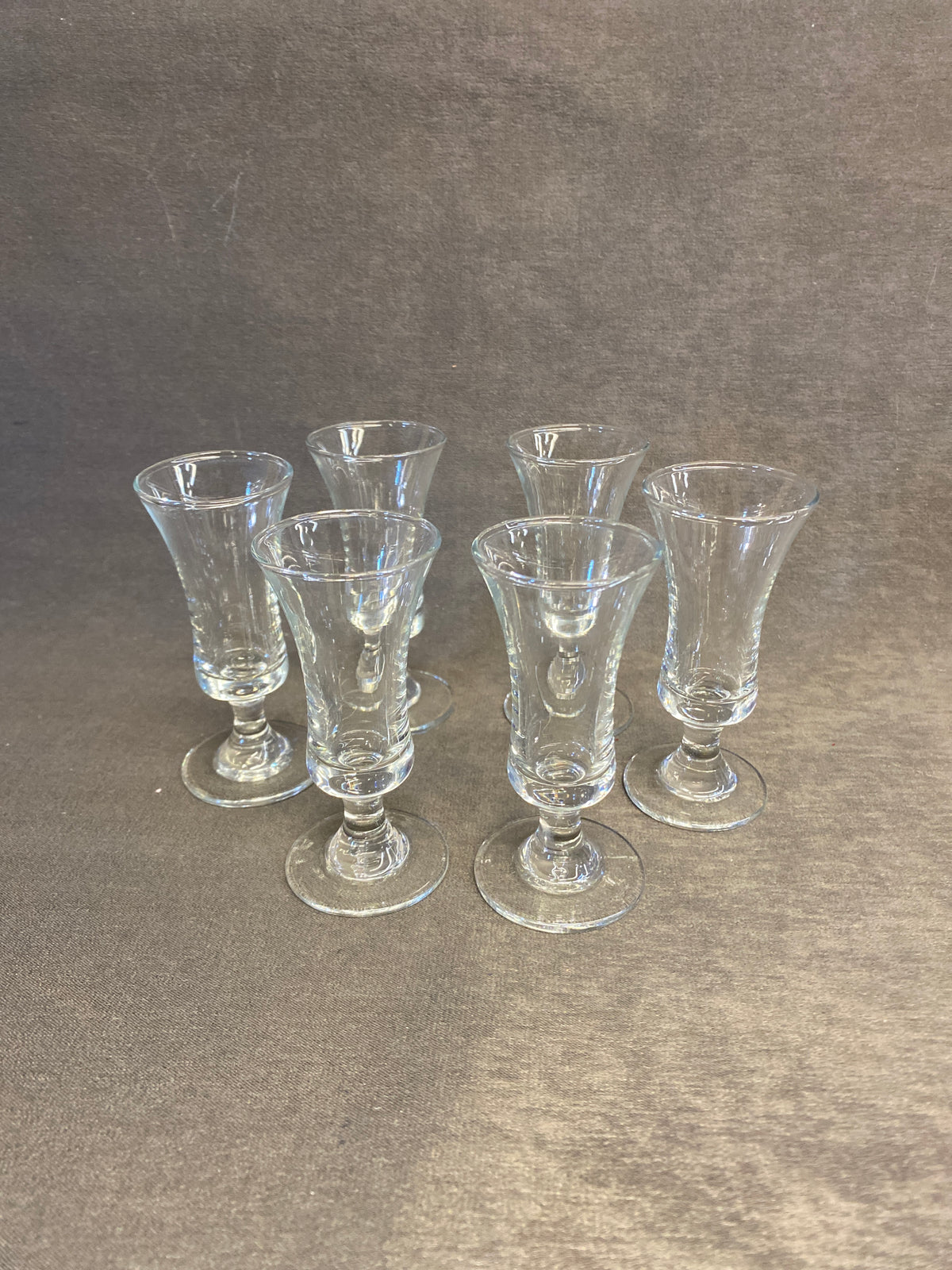 Set 6 Footed Shot Glasses