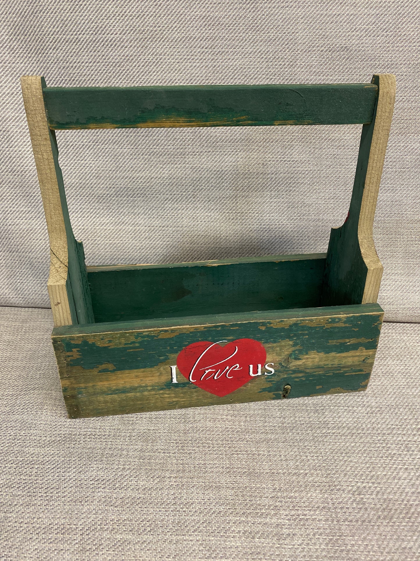 New! Wooden Caddy - Green