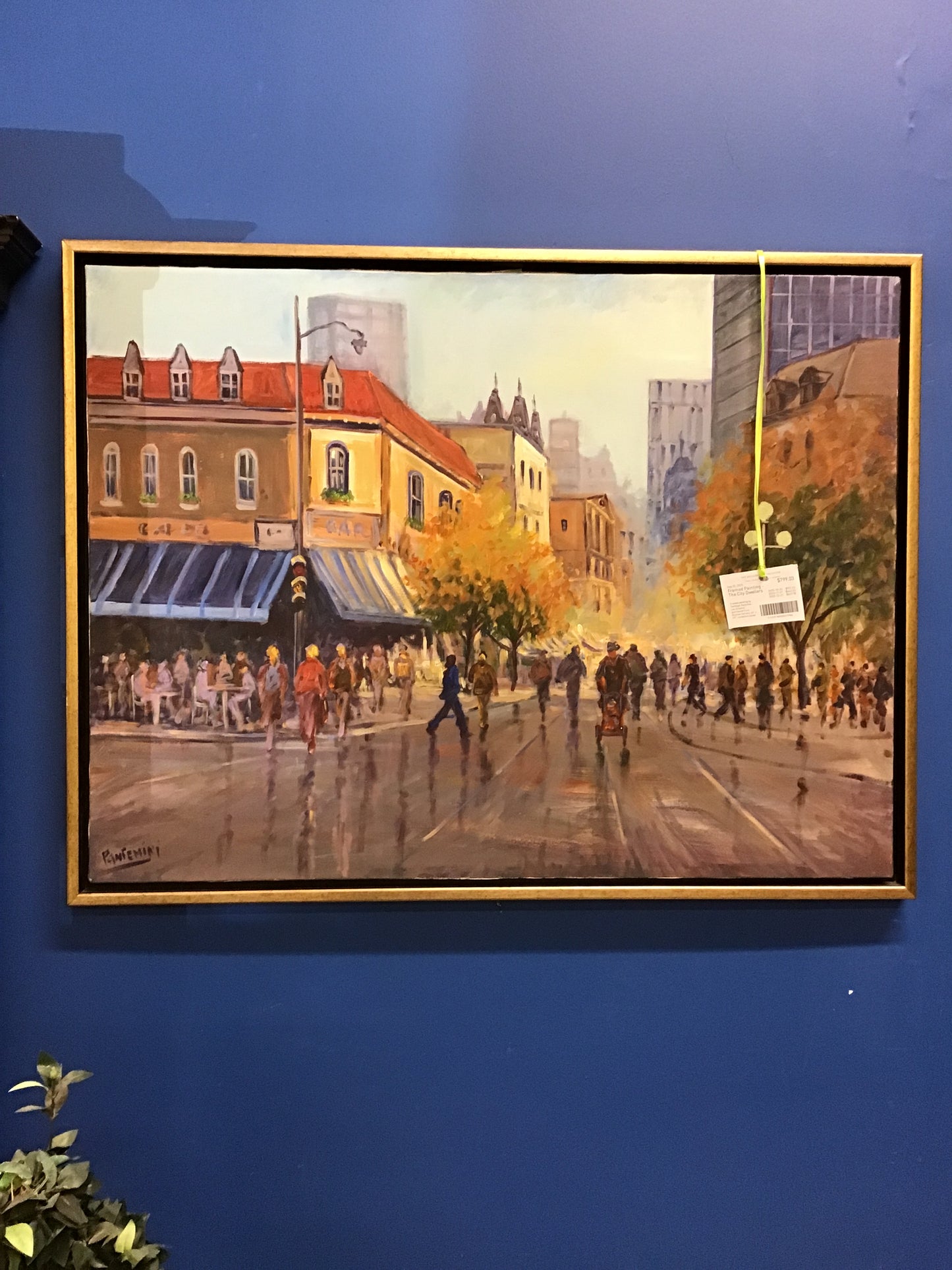 Framed Painting - The City Dwellers