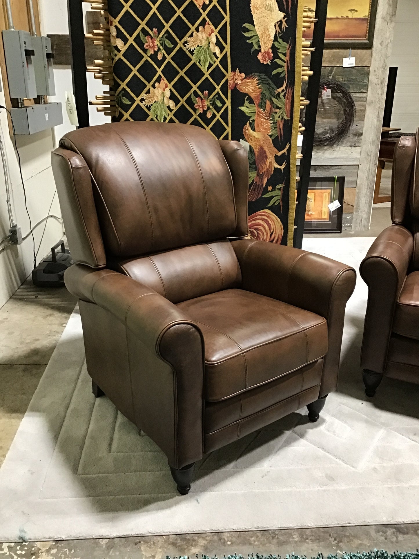 Brown Leather Recliner