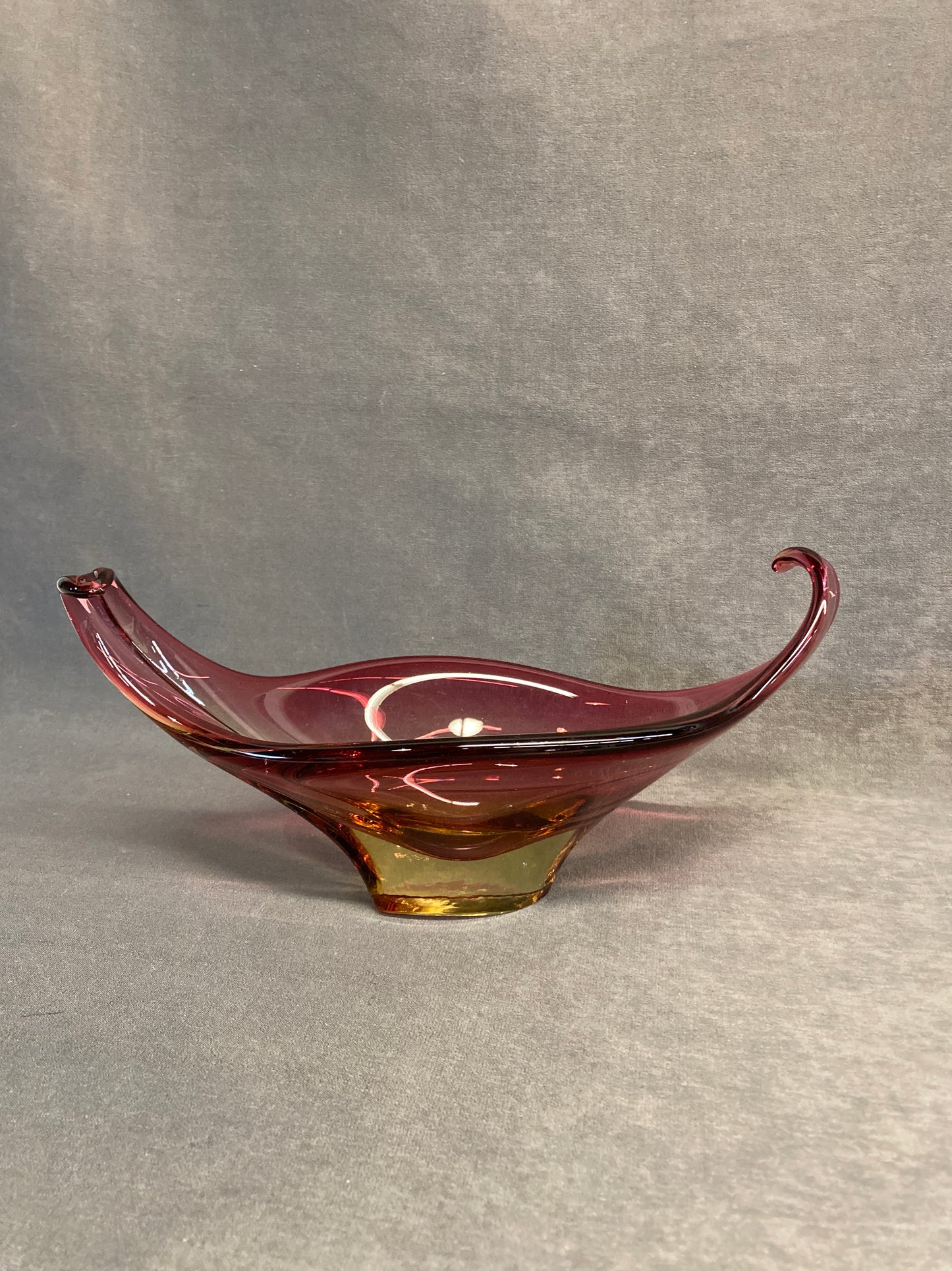 Art Glass Bowl - Red
