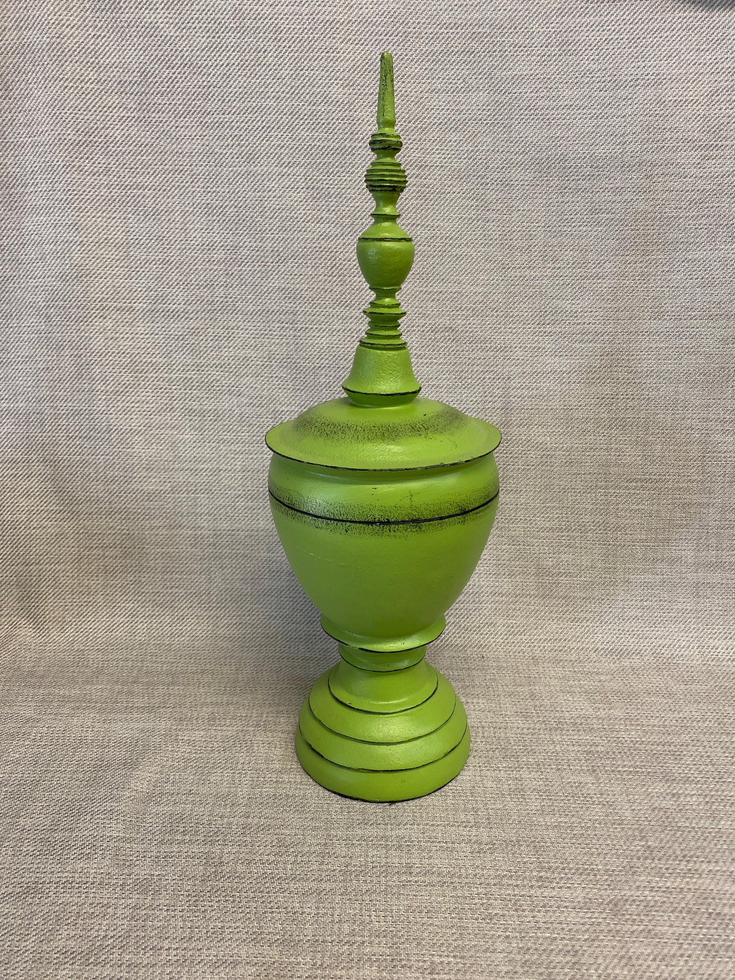 Finial Decor - Green