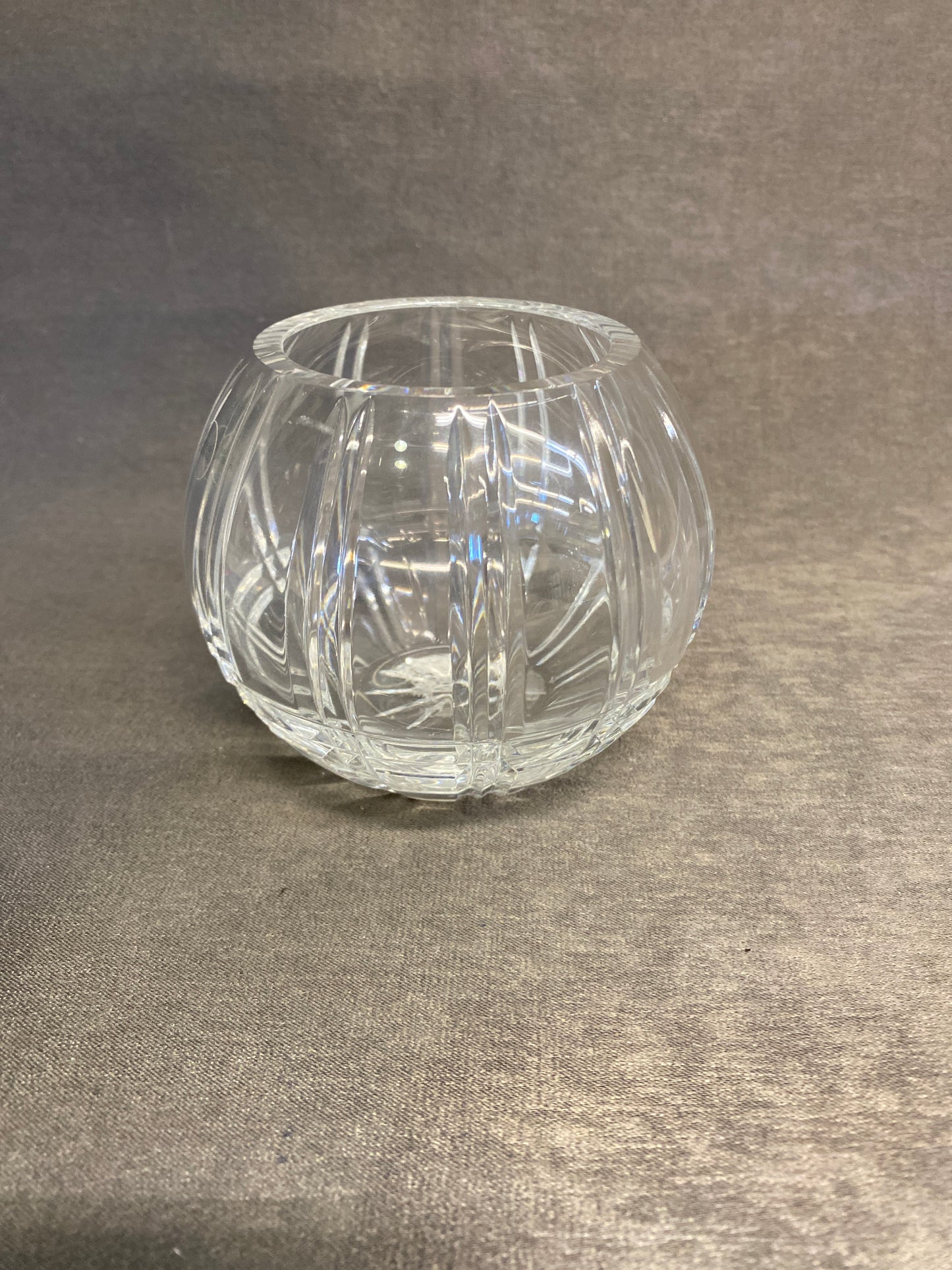 Small Glass Rose Bowl