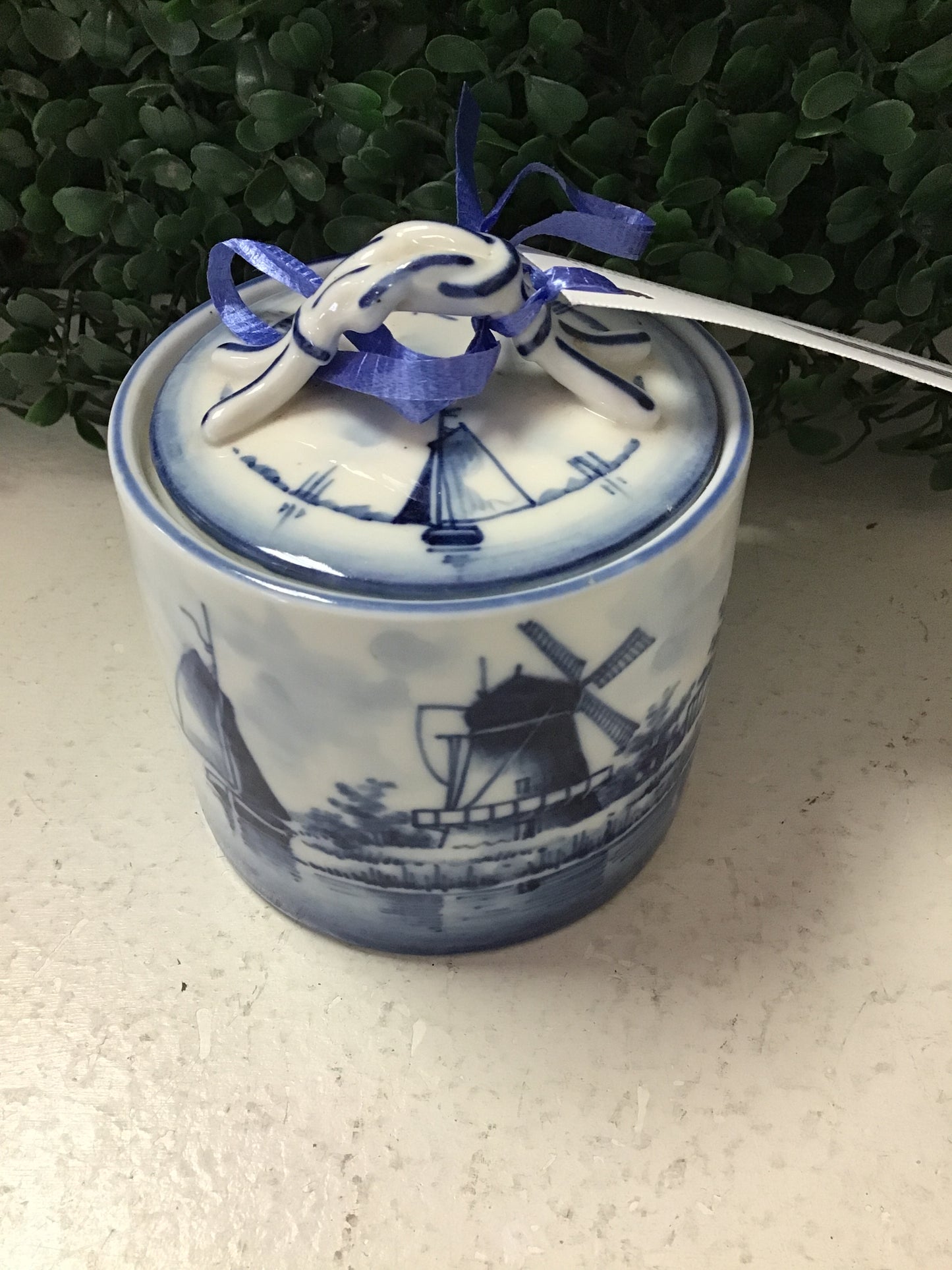 Miniature Sugar Jar w Lid