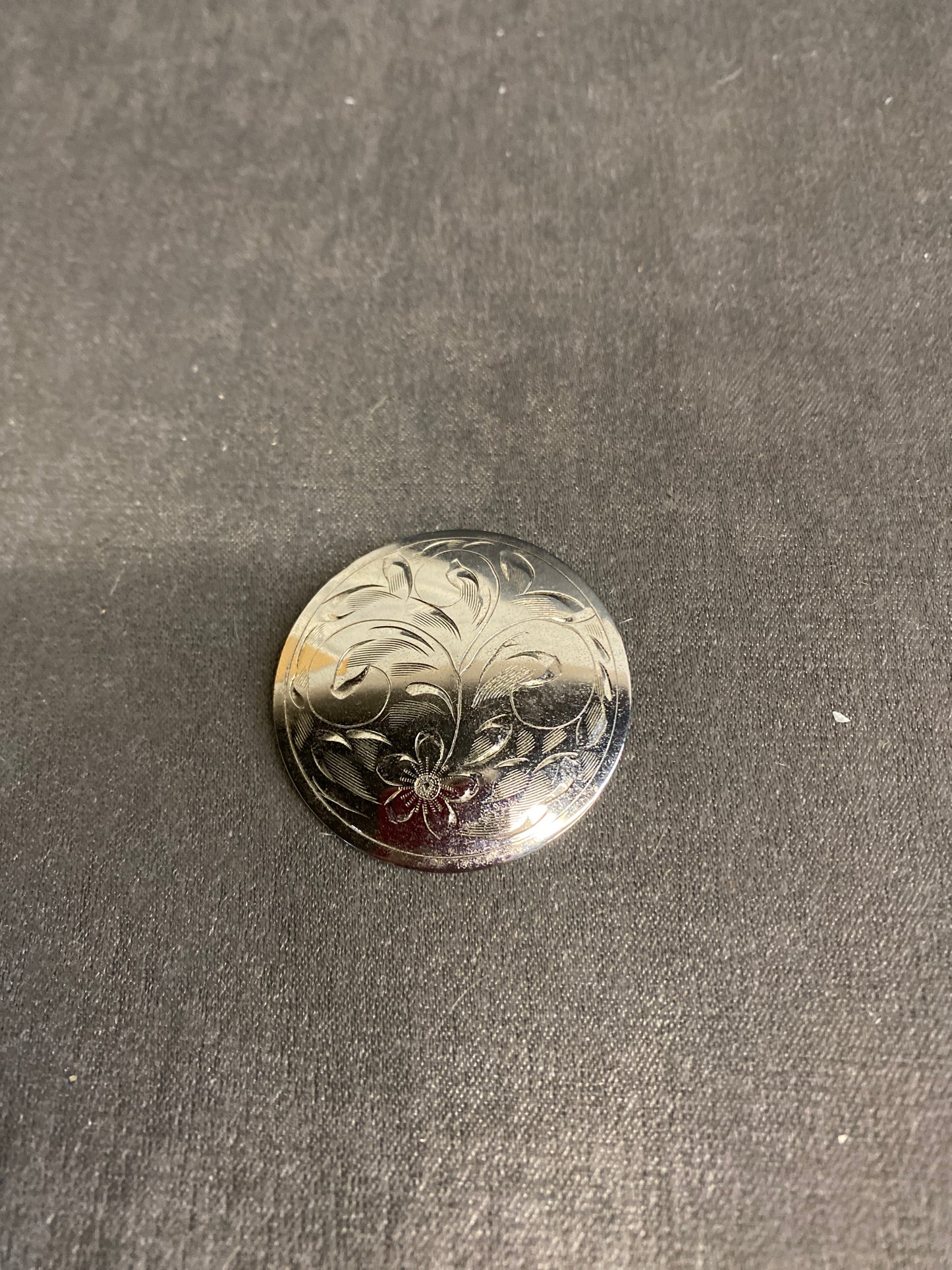 Sterling Silver Brooch - Round