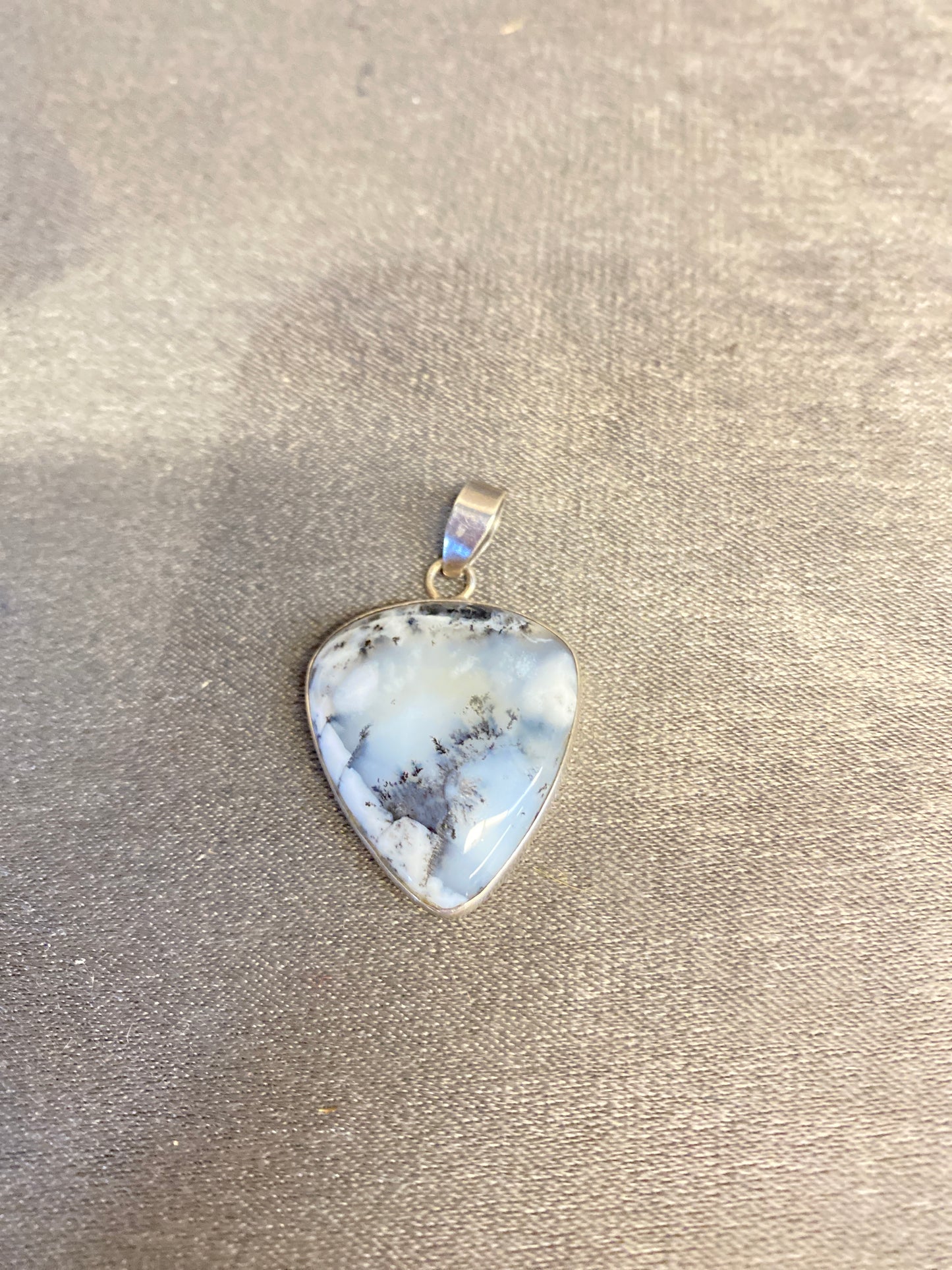 925 Silver Pendant - Dendritic Agate