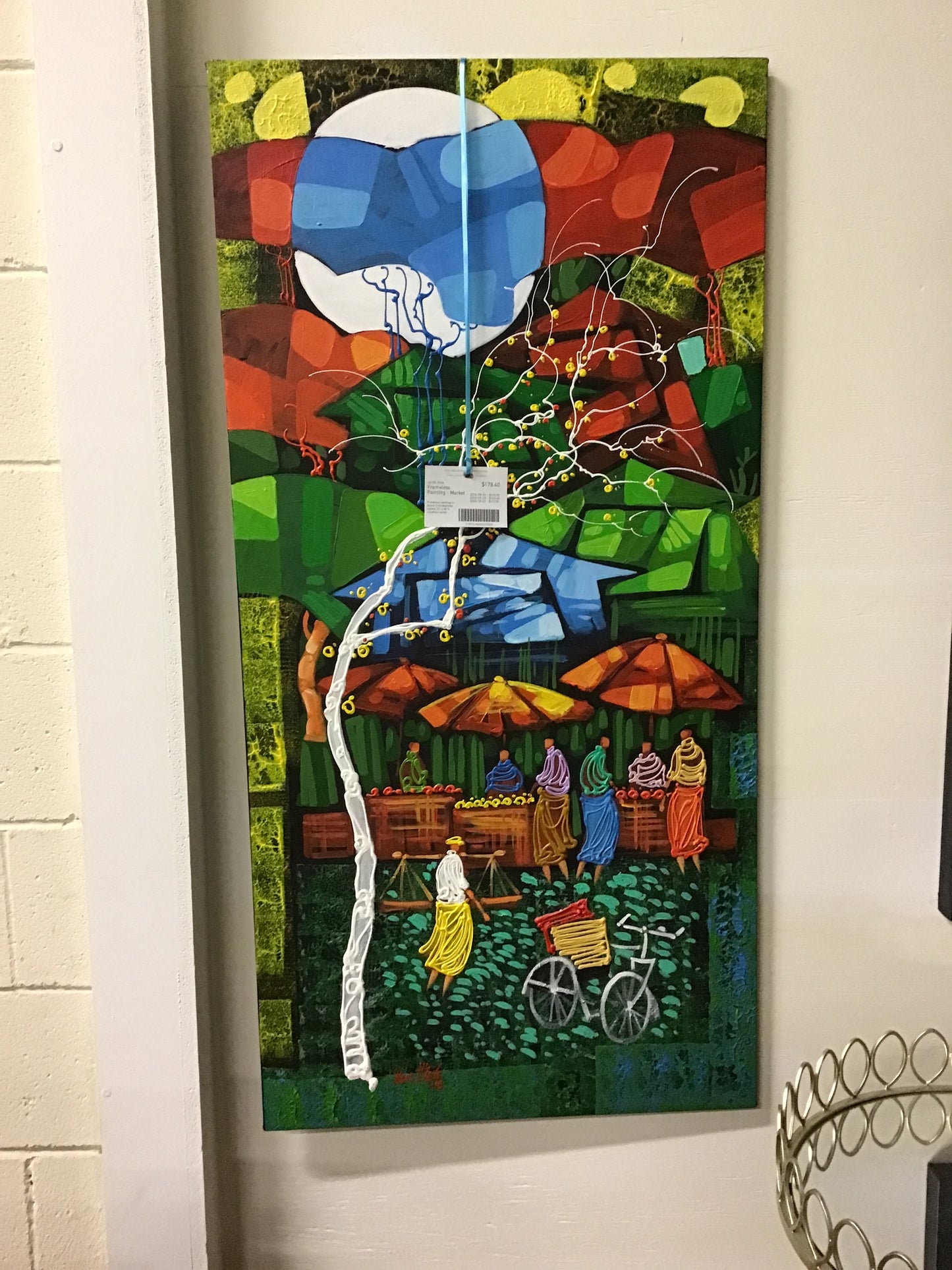 Frameless Painting - Market