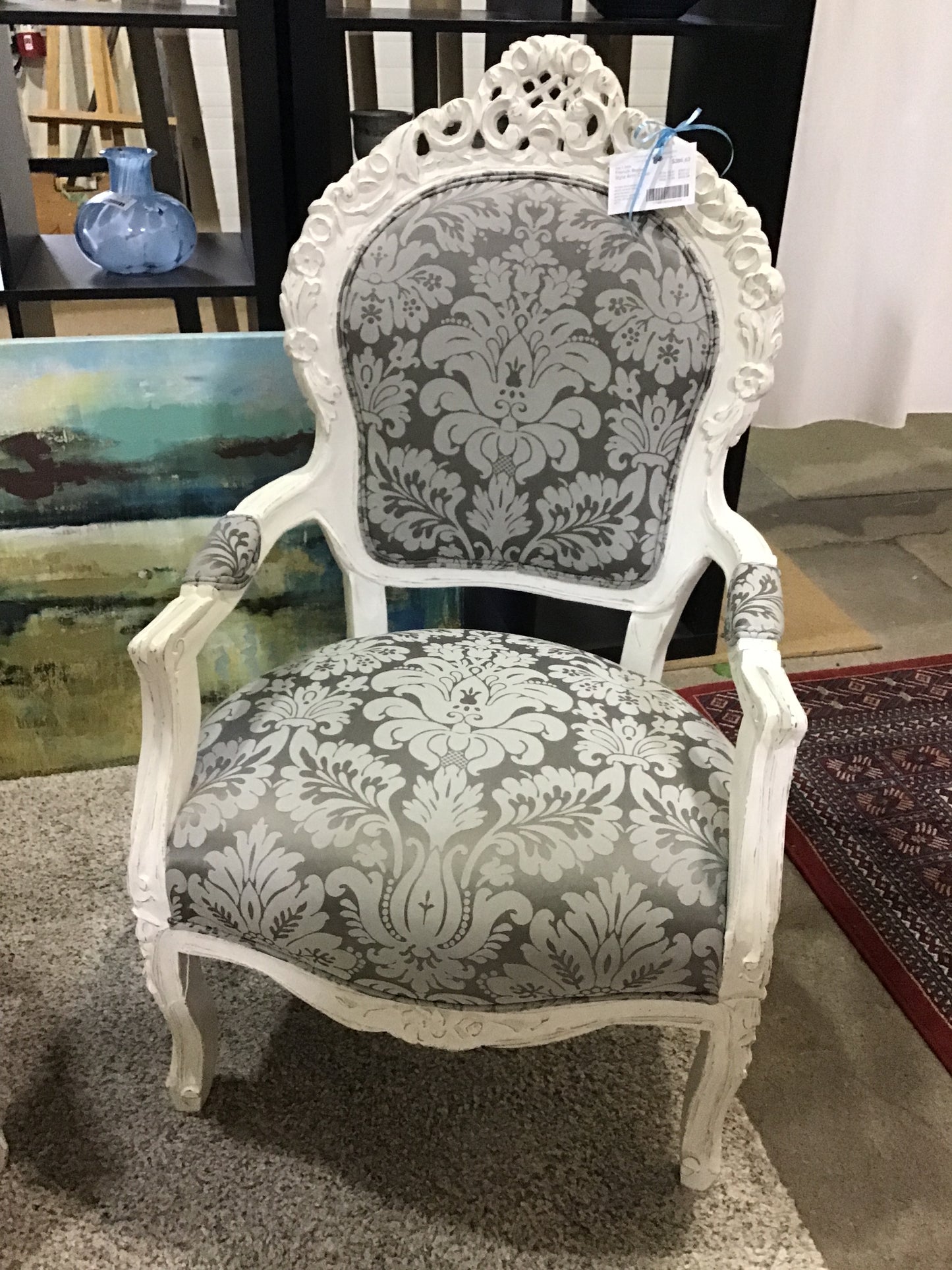 French Rococo Style Arm Chair