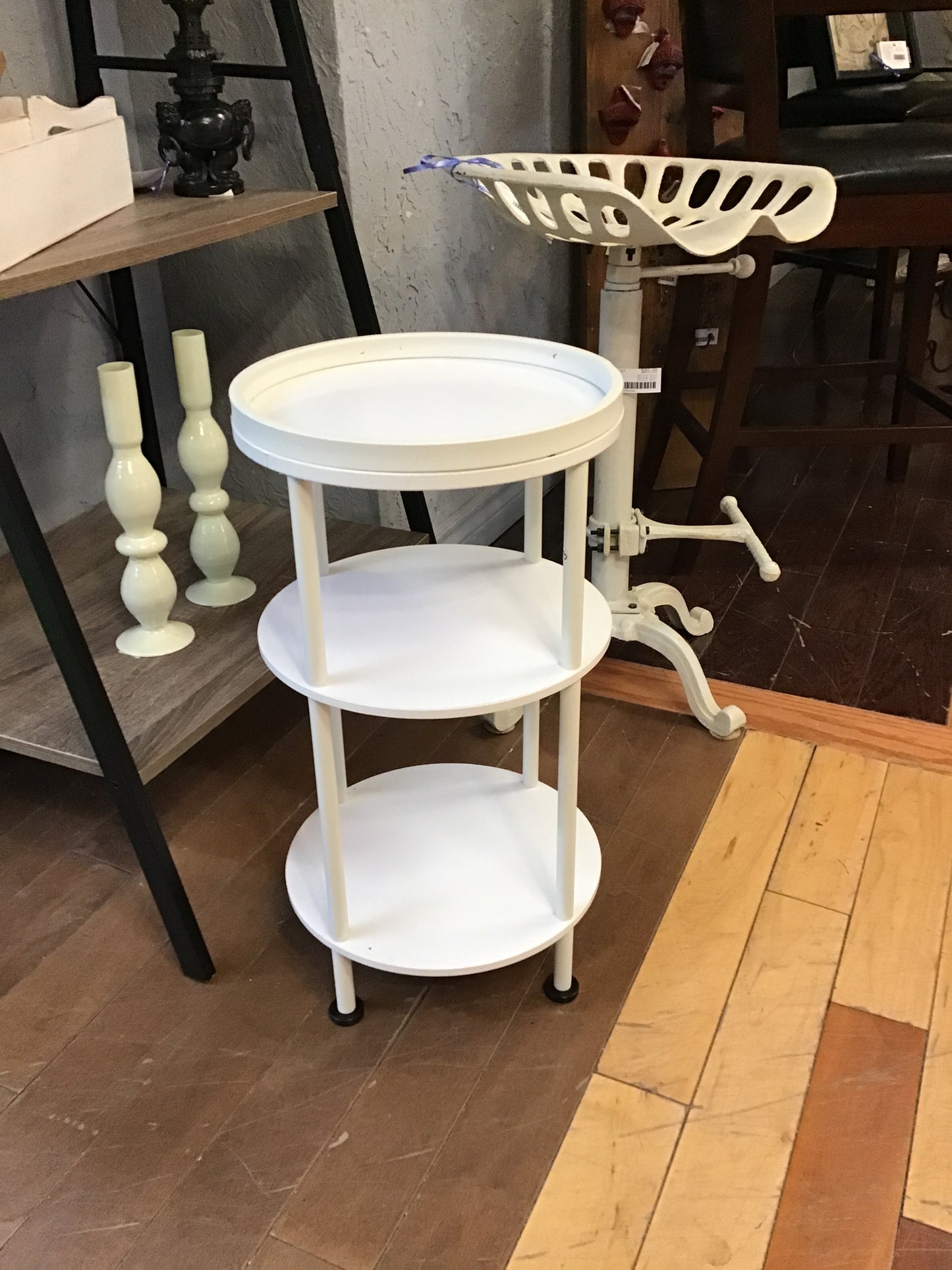 White Accent Table