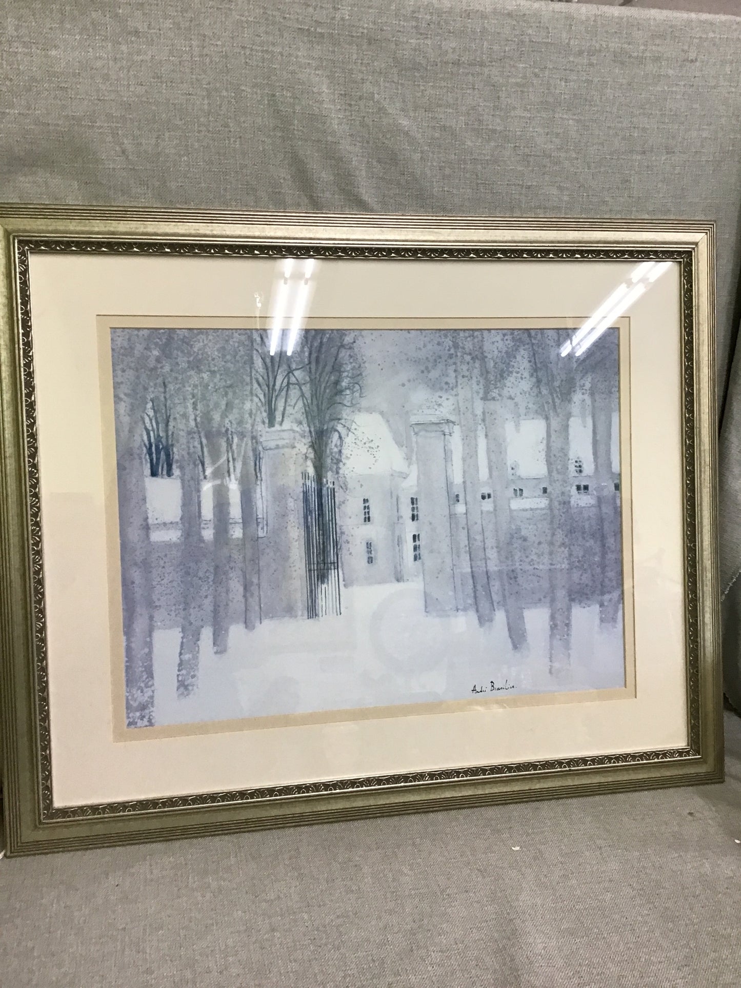 Andre Brasilier Signed Print