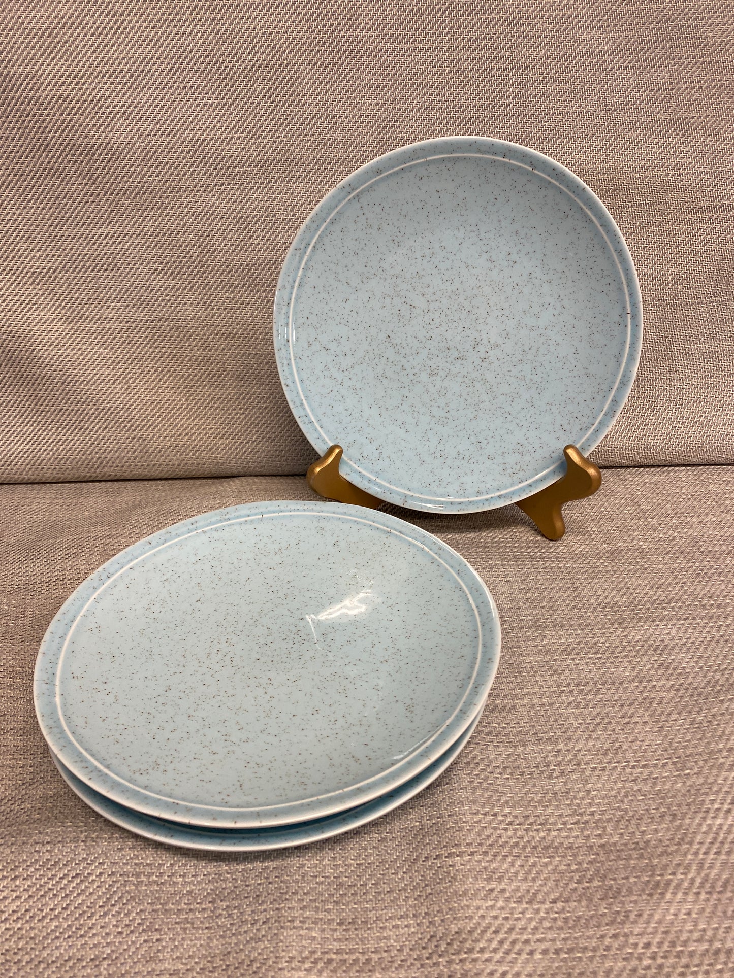 Set 4 Samatha Pynn Plates - Light Blue