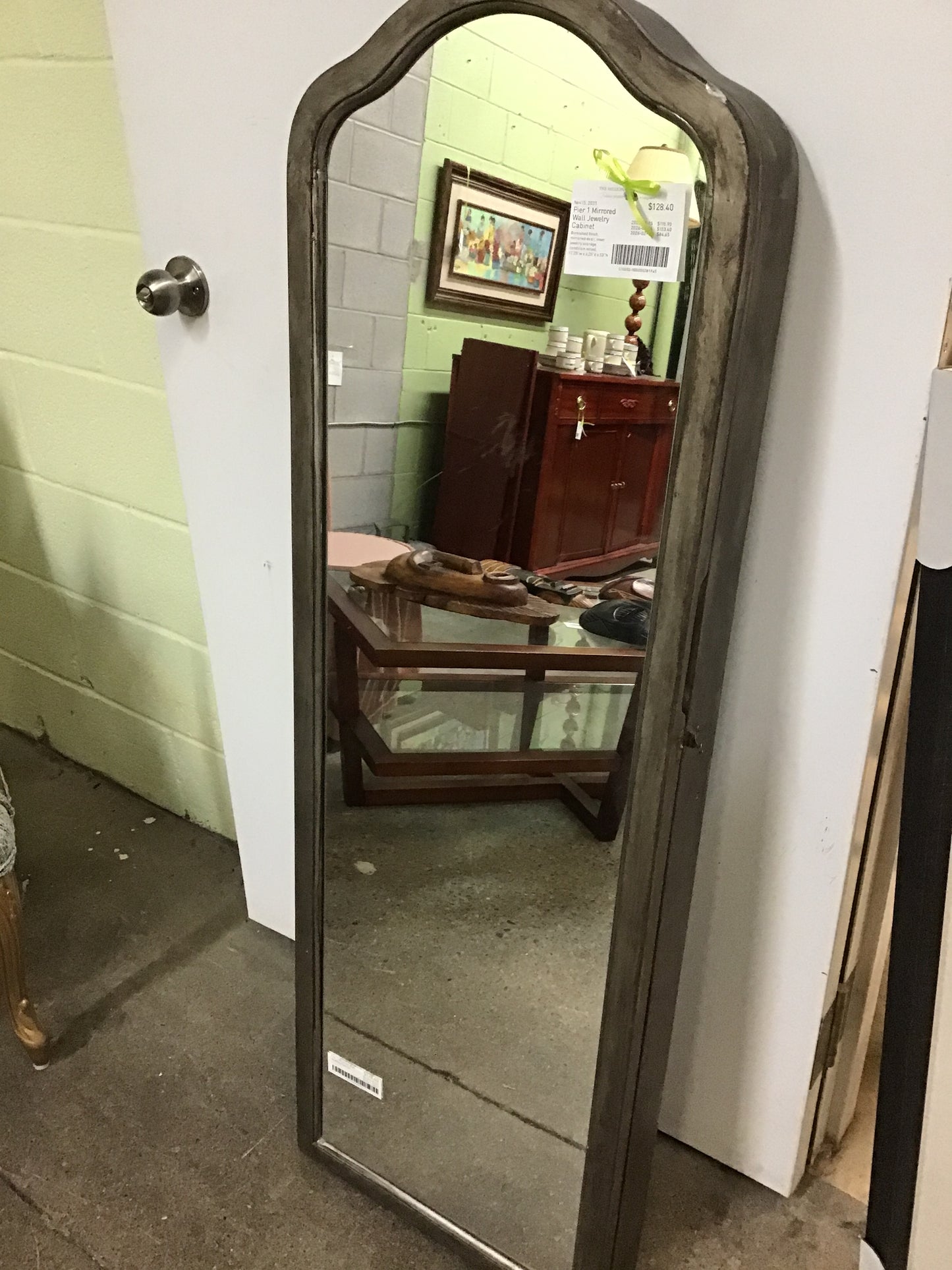 Pier 1 Mirrored Wall Jewelry Cabinet