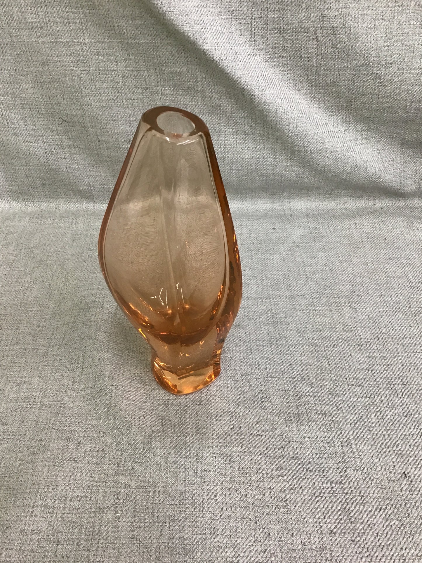 Orange Tone Glass Vase