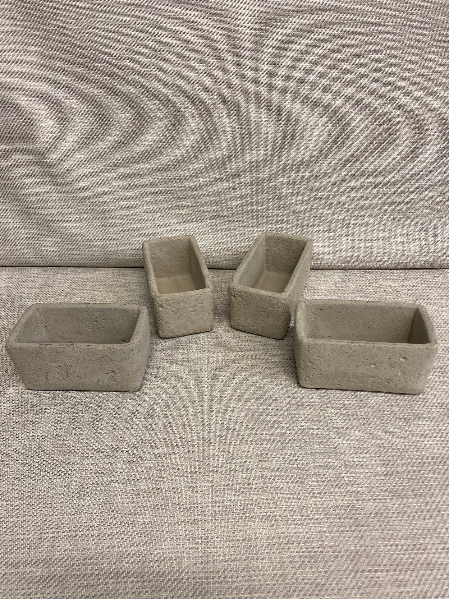 NEW! Set 4 Cement Planters