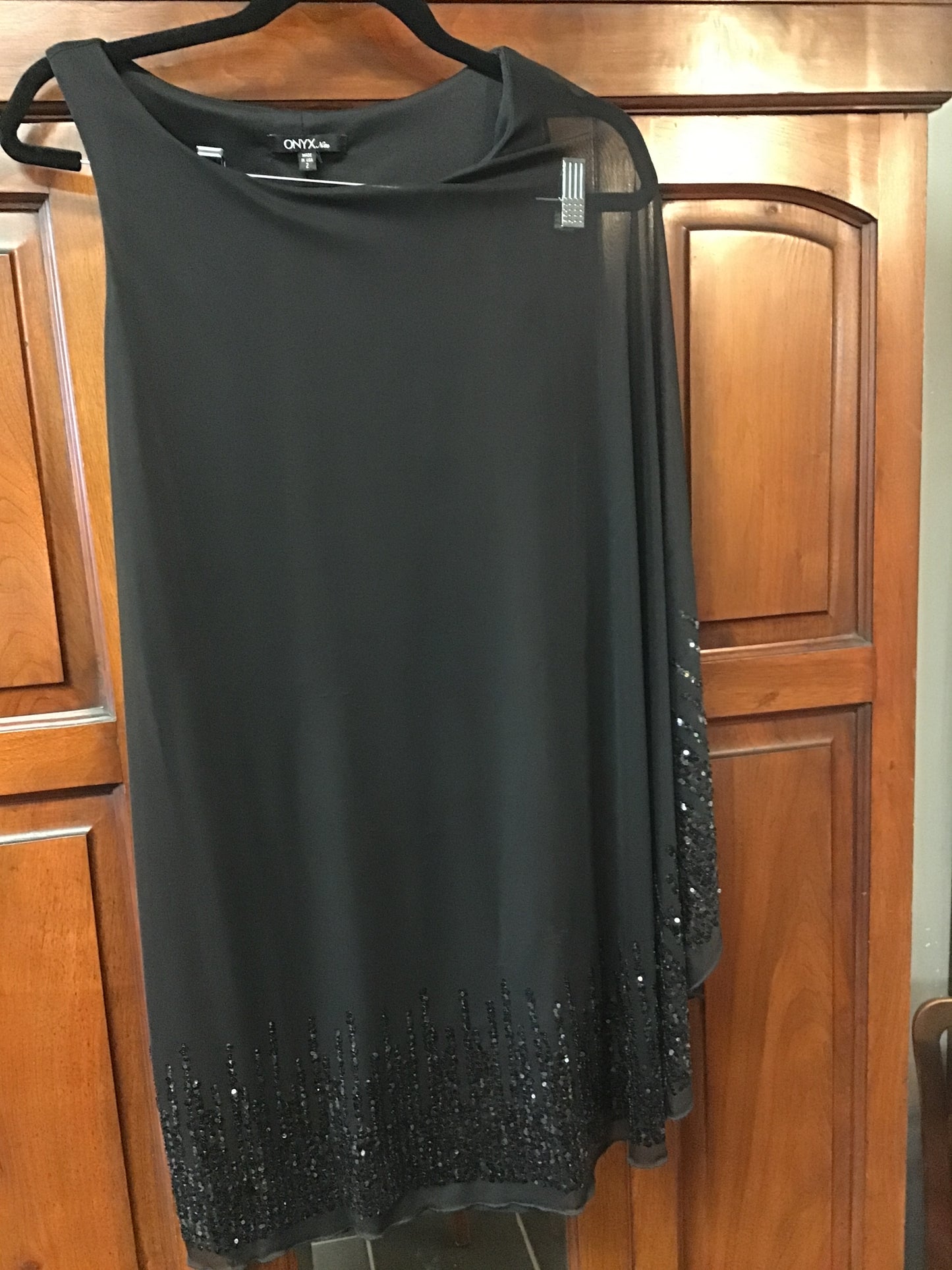 Onyx Black Evening Dress