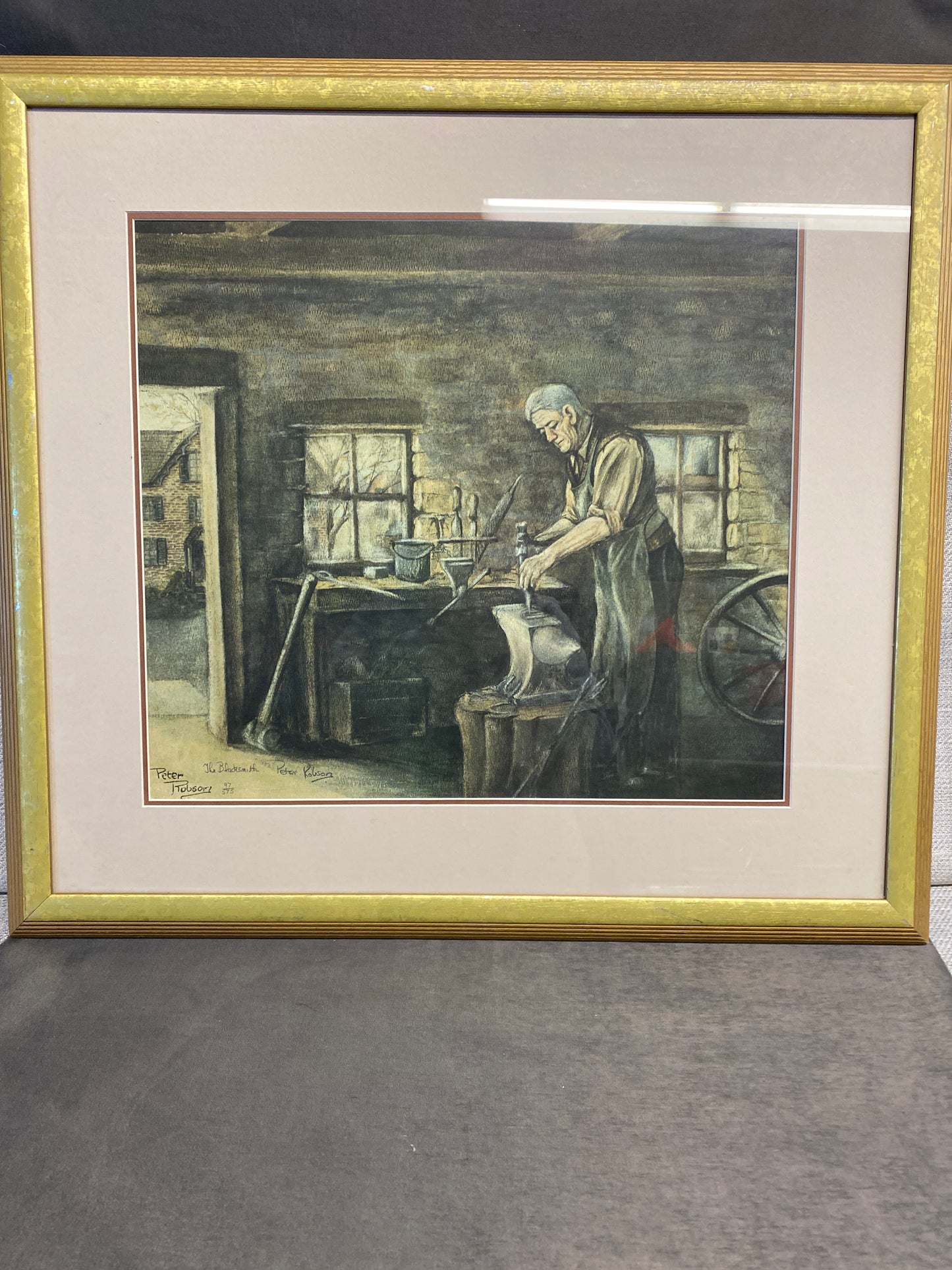 Framed Print - The Blacksmith