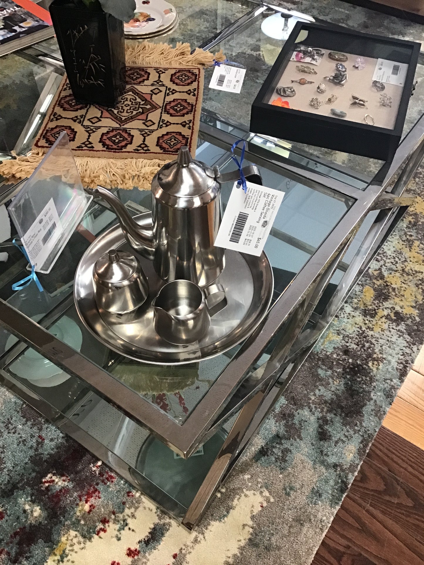 Vintage Oneida 4pc Coffee Serving Set