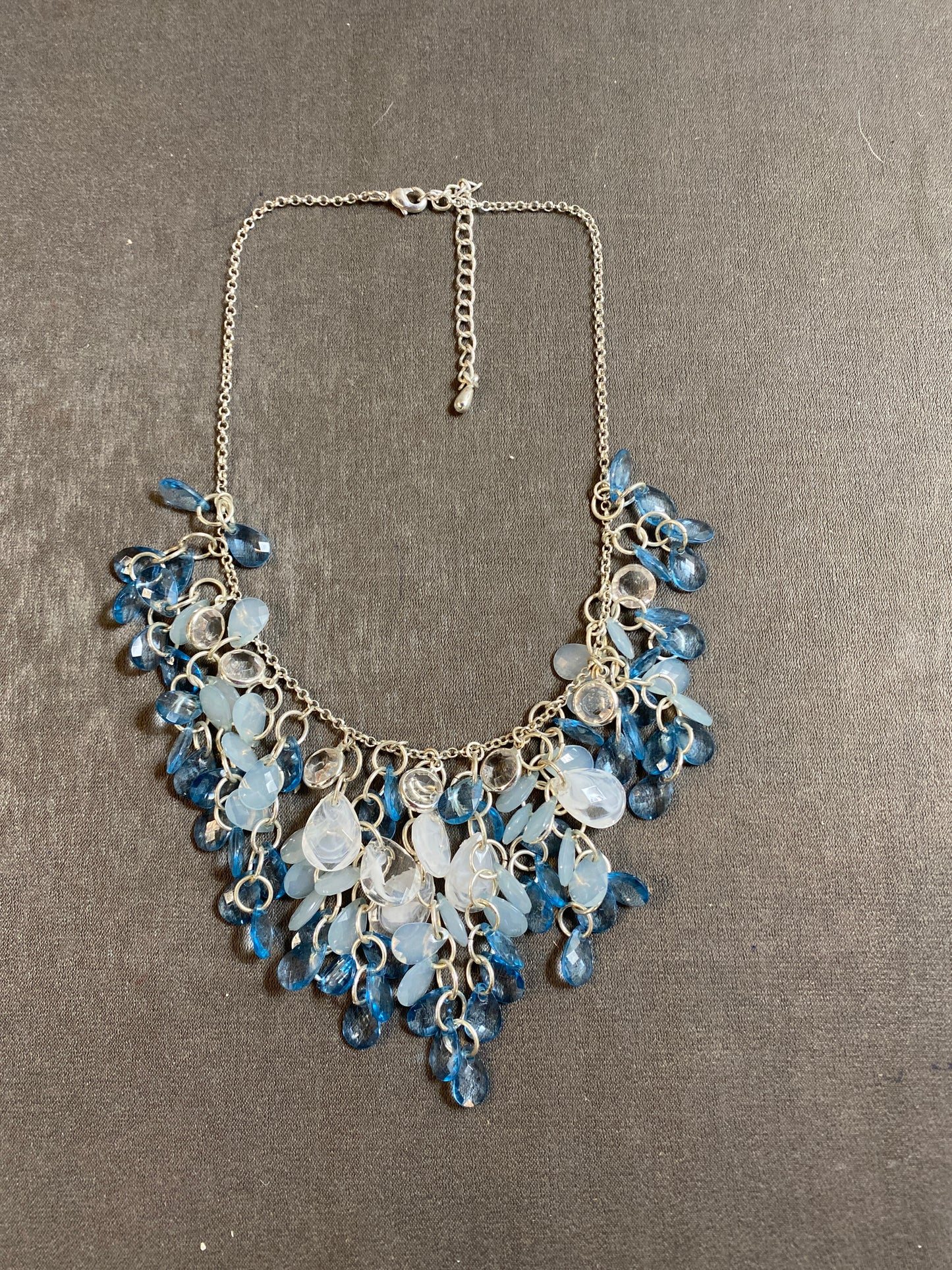 Necklace - Blue Dangles