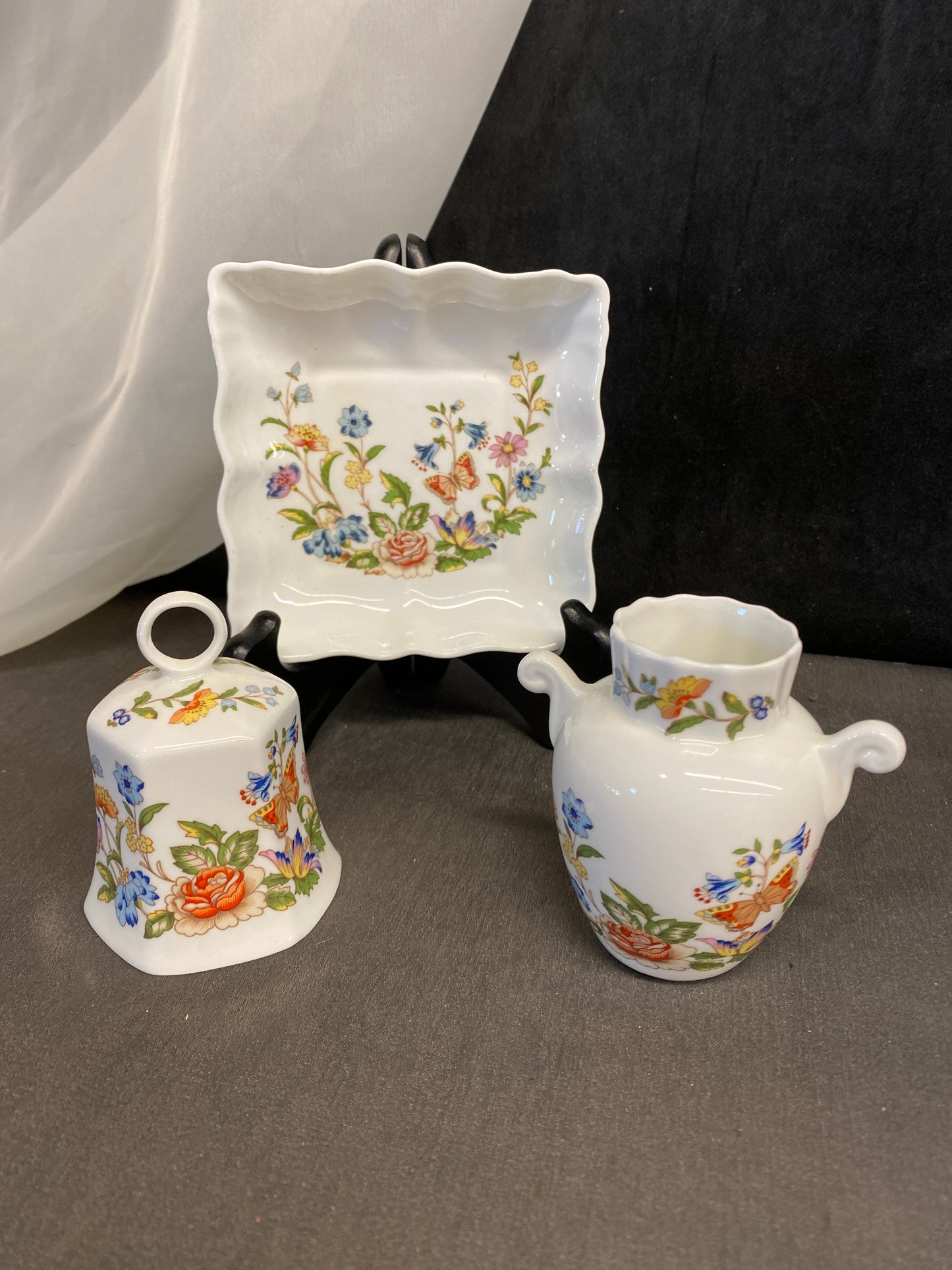 3PC Aynsley Cottage Garden Pieces