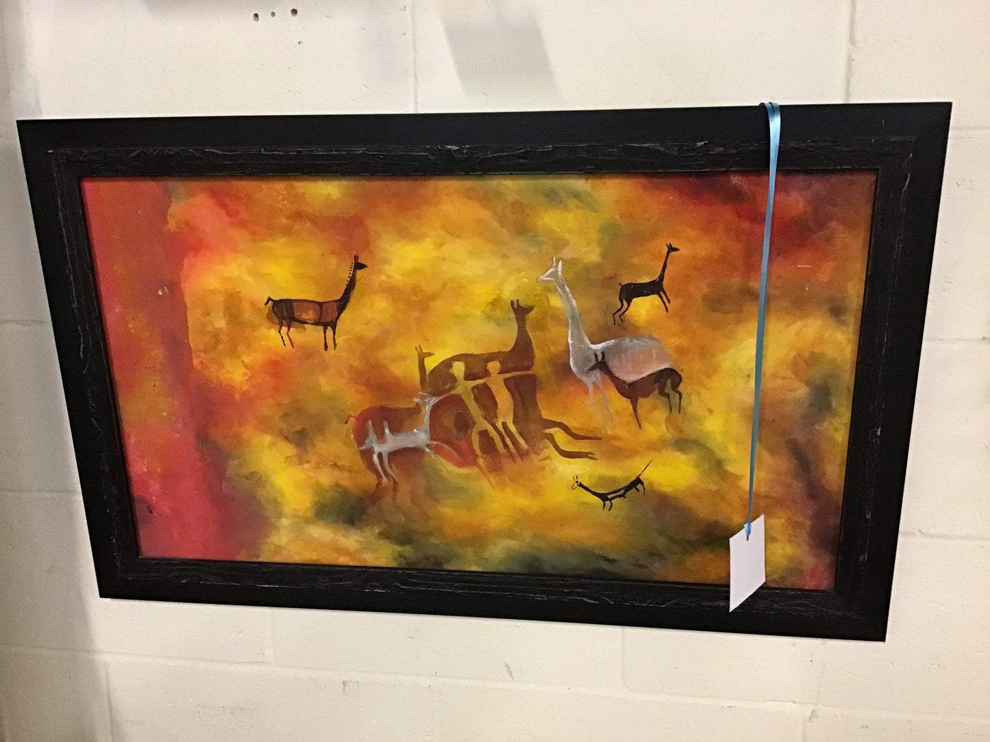 Framed Painting - Cave Painting