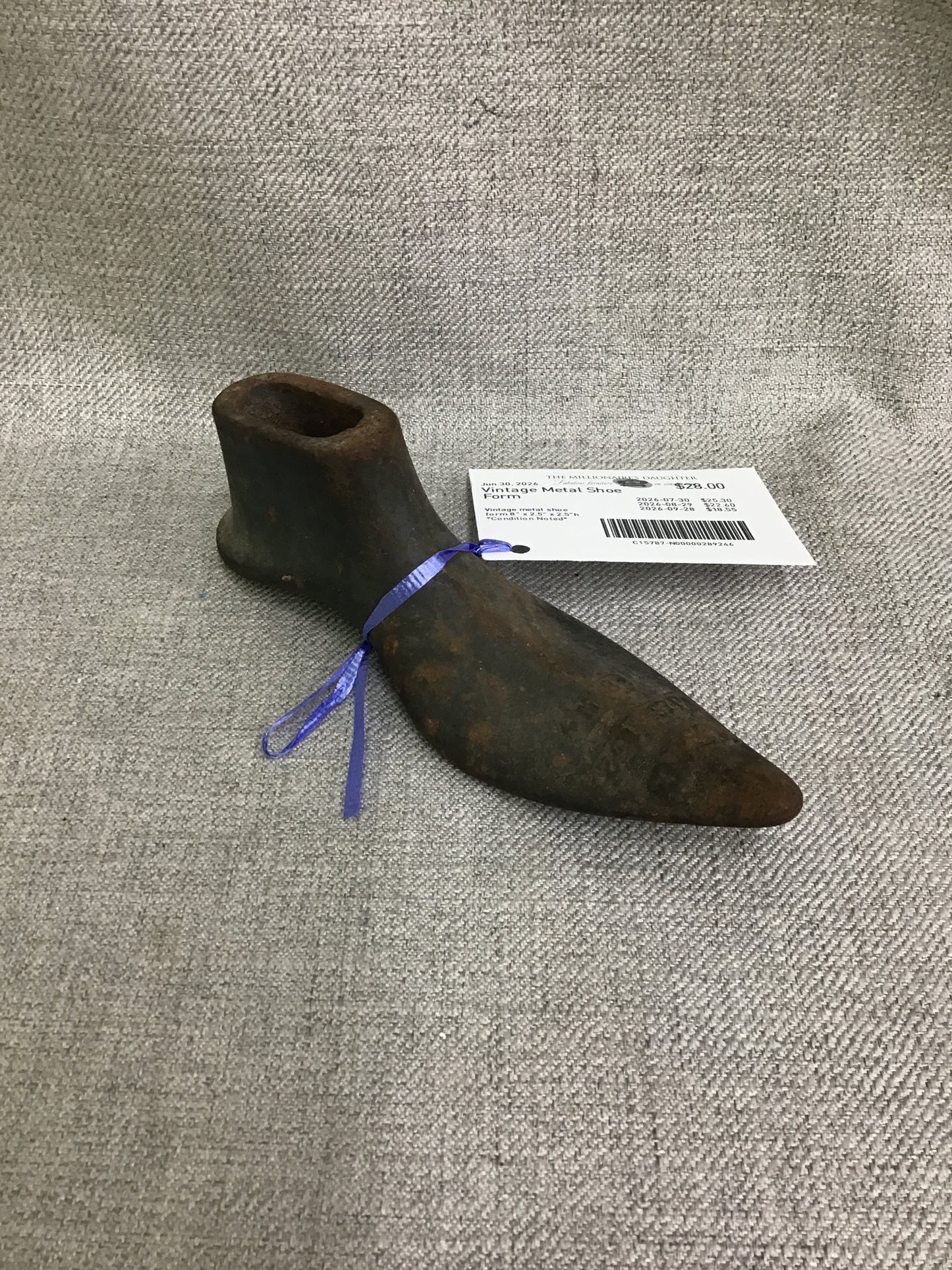 Vintage Metal Shoe Form
