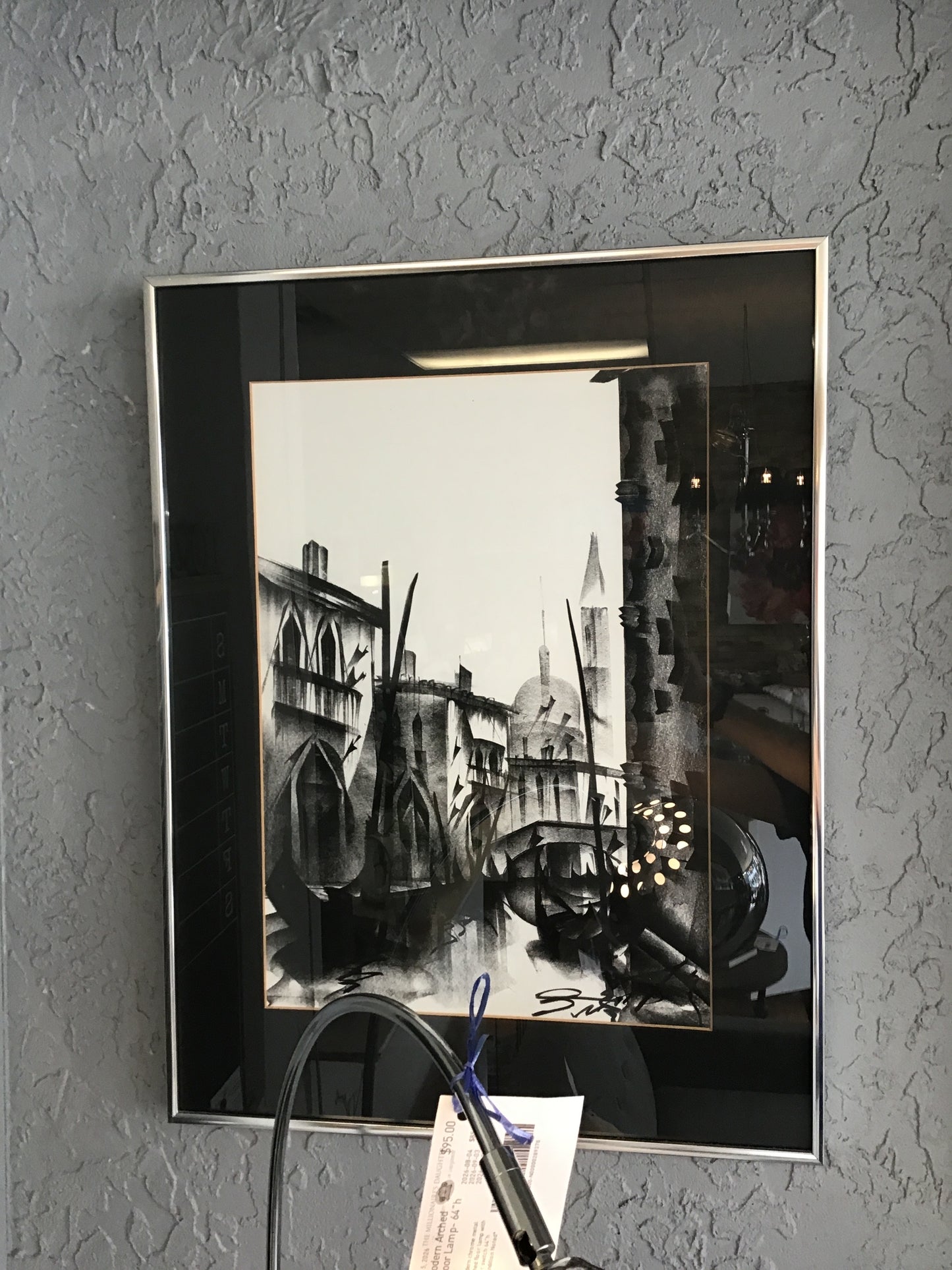 MCM Venetian Framed Art