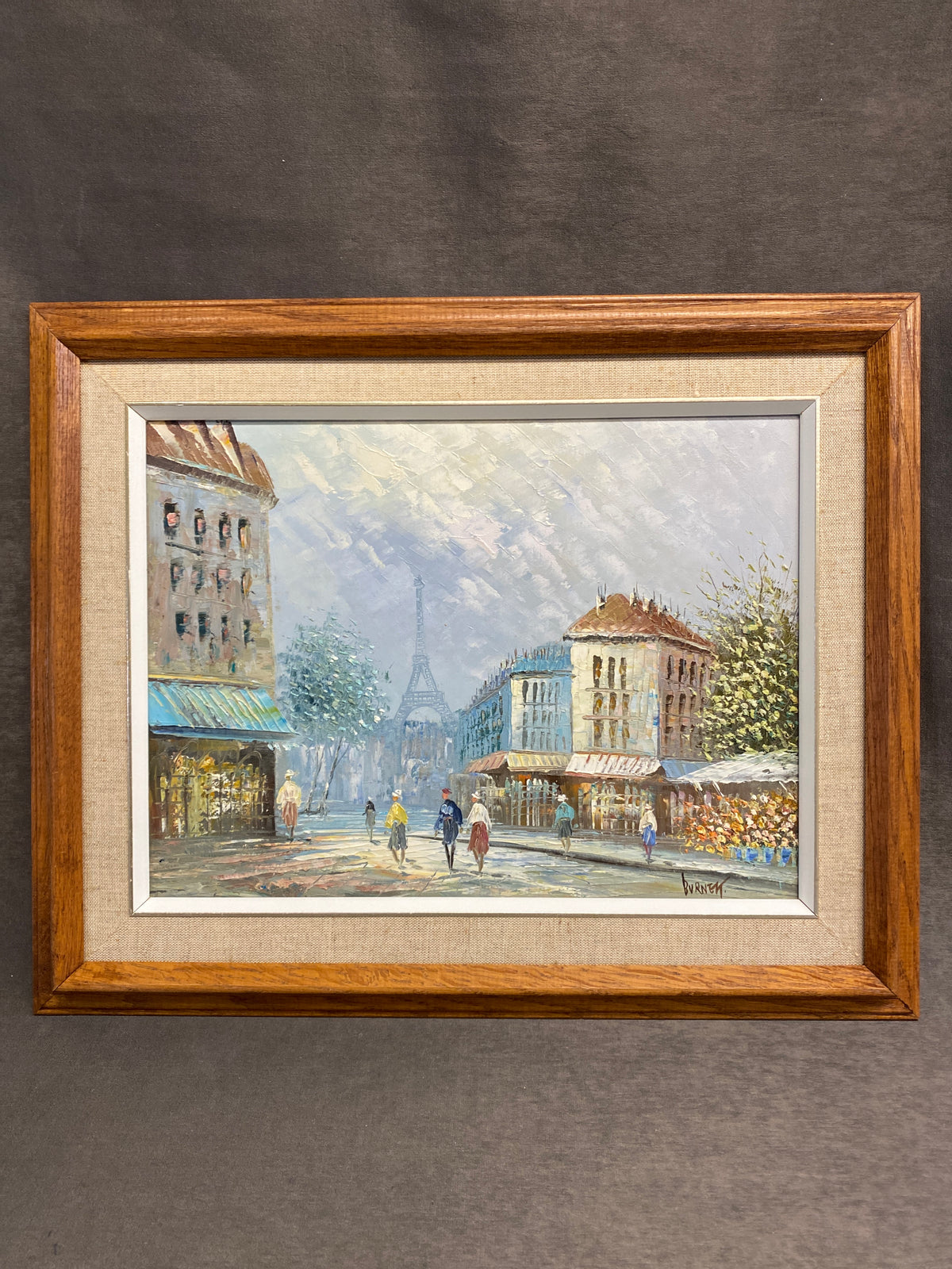 Framed Painting - Paris