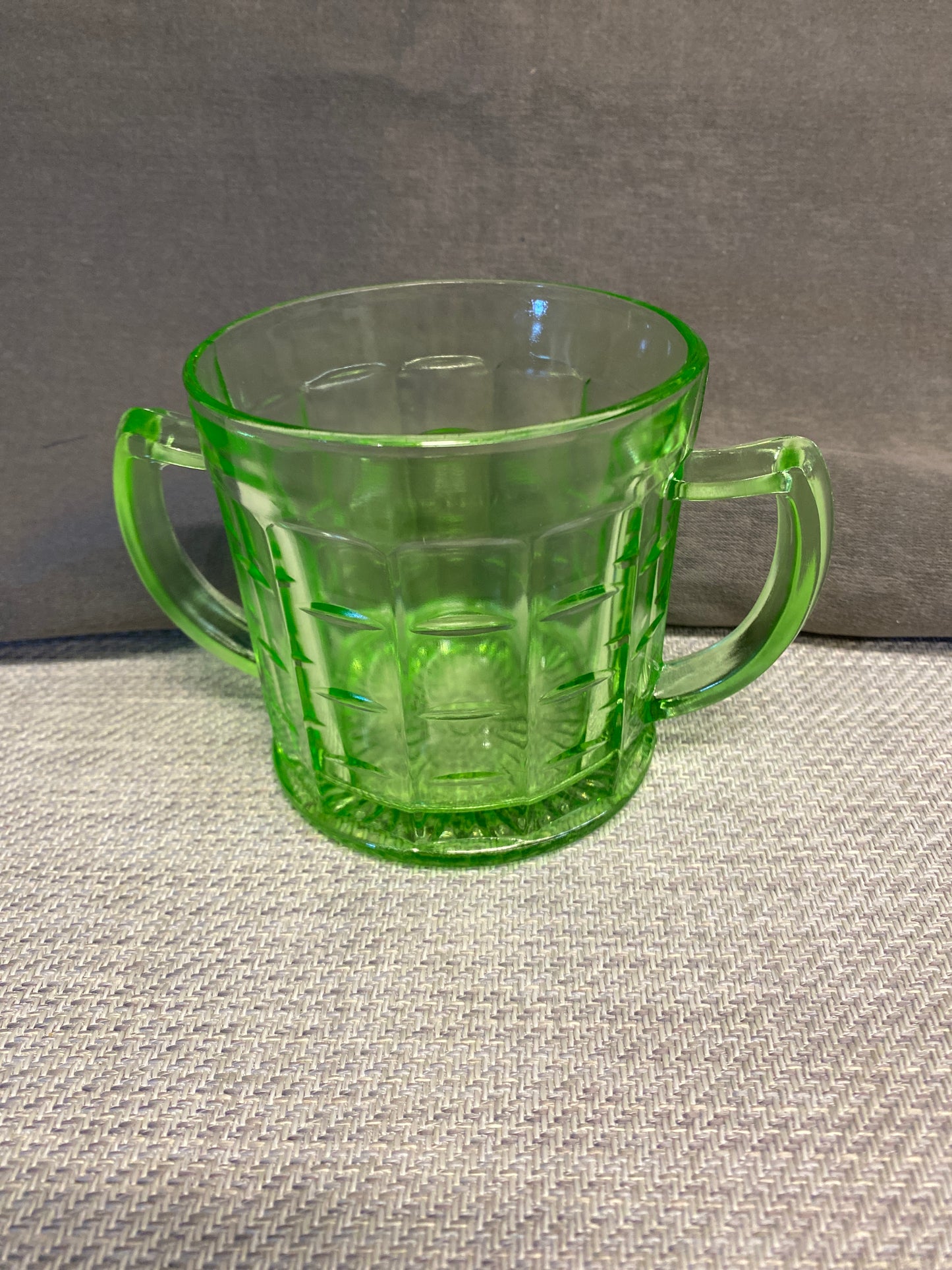 Hazel-Atlas Colonial Block Sugar Bowl