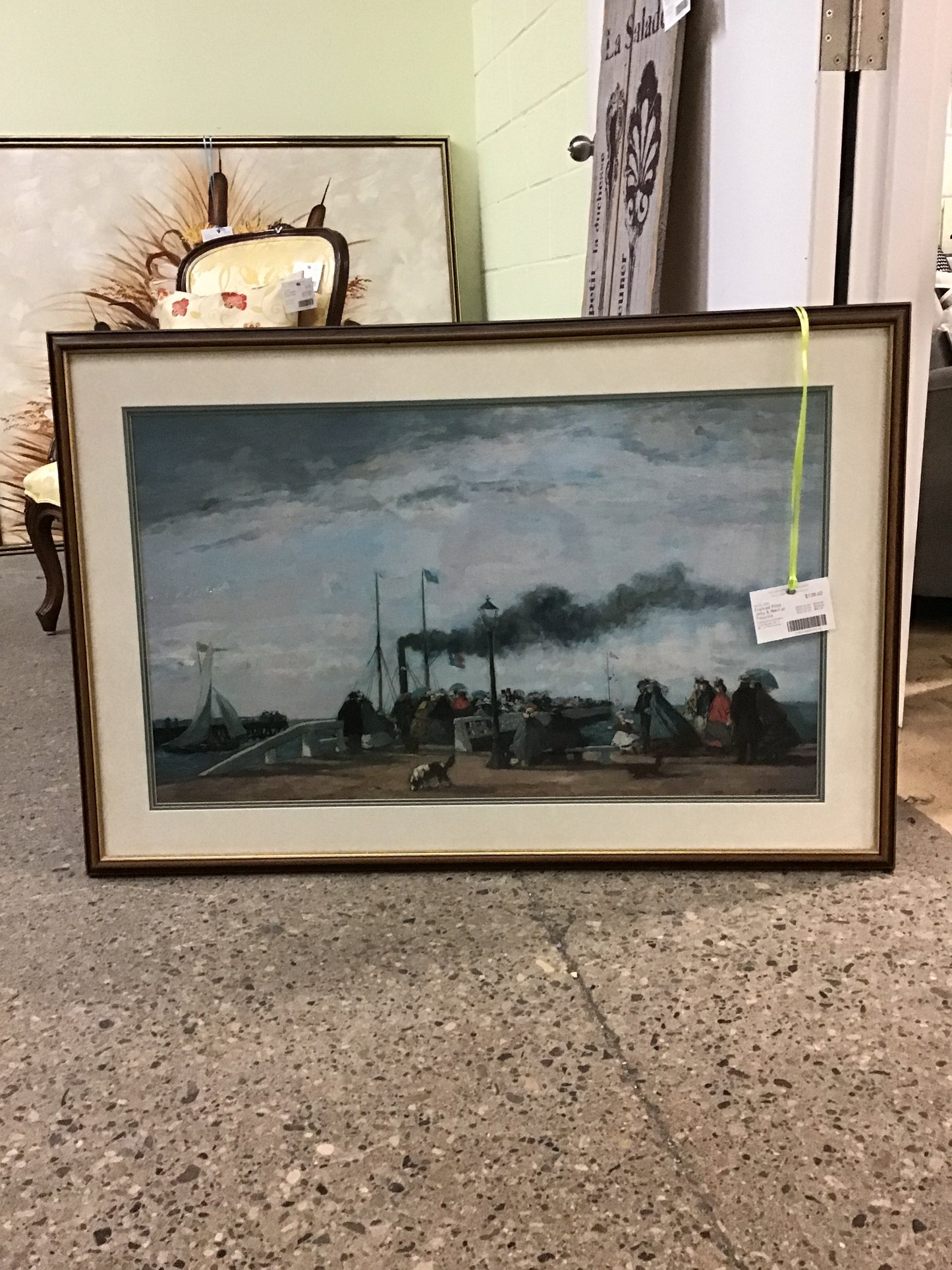 Framed Print - Jetty & Warf at Troucille