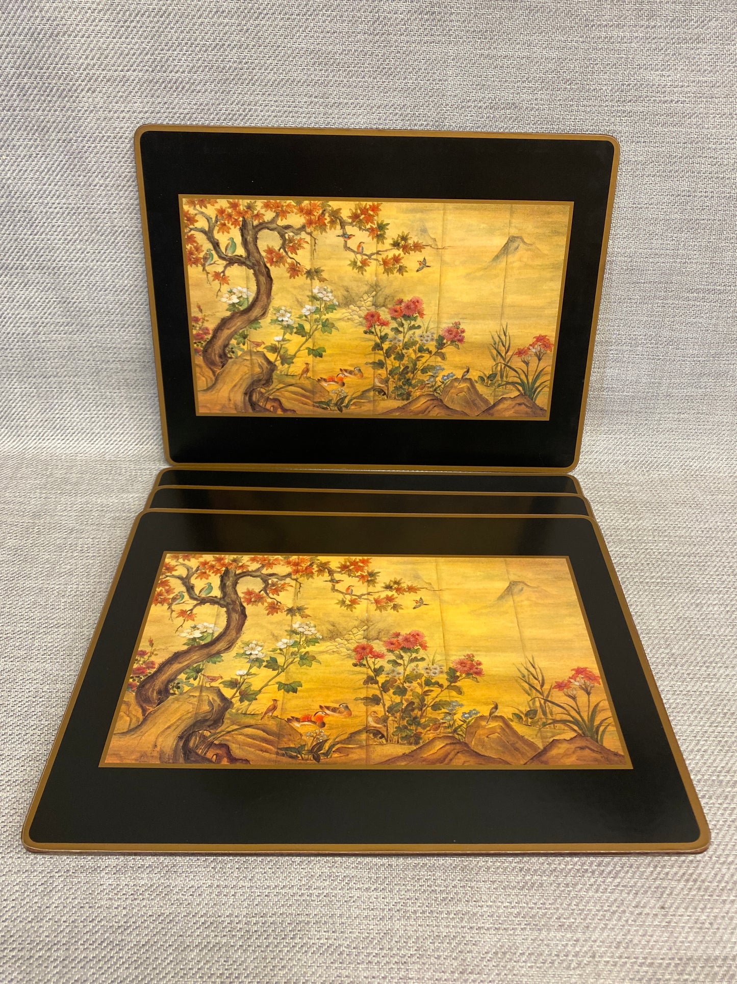 Set 4 Pimpernel Placemats - Japanese Painting